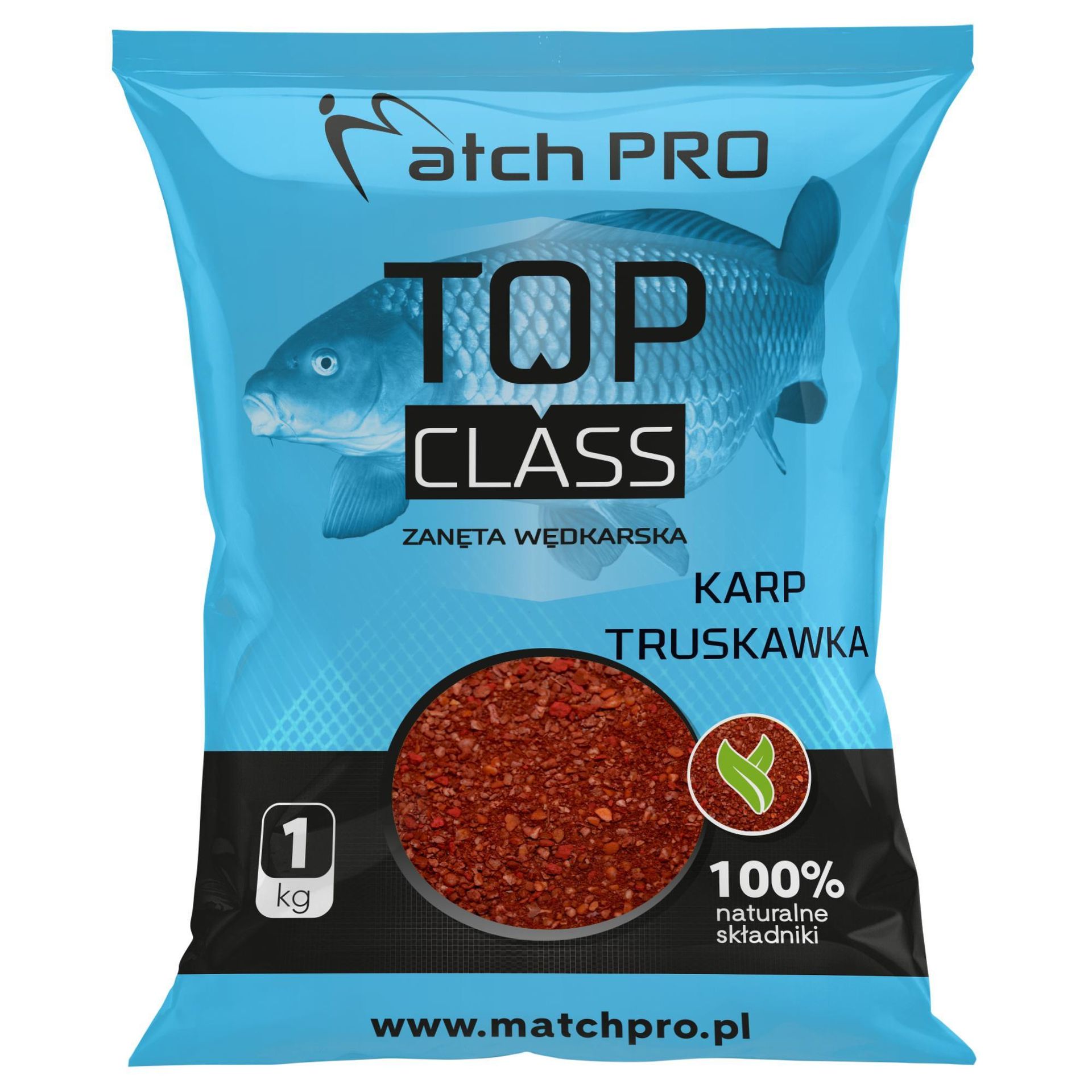 MATCHPRO Zanęta TOP CLASS KARP TRUSKAWKA 1 KG Unisex