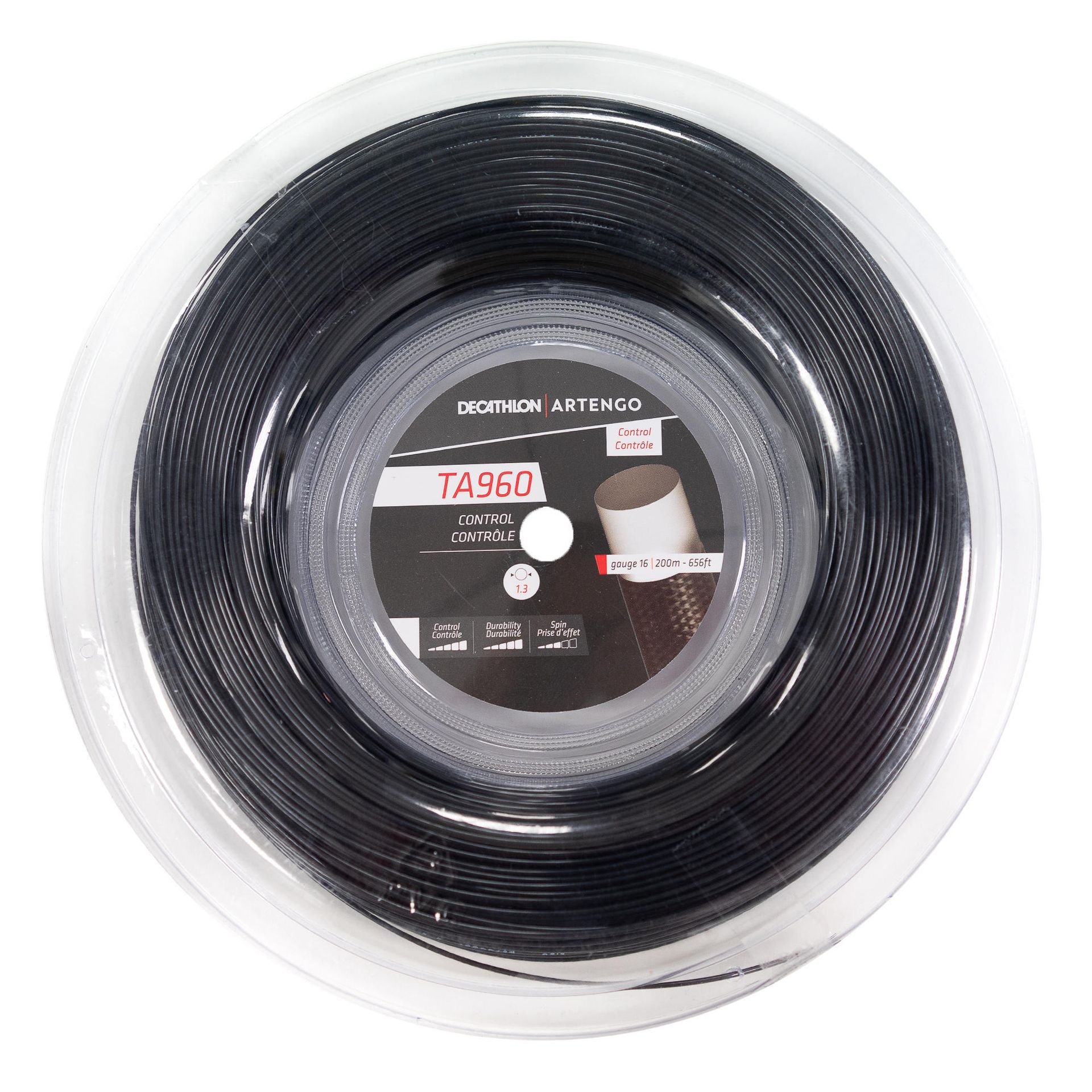 ARTENGO Naciąg tenisowy jednordzeniowy TA 960 Control struna 1,3 mm Unisex