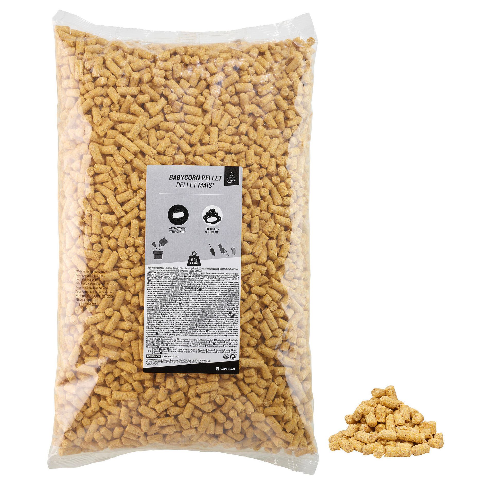CAPERLAN Pellet Baby corn 8 mm 5 kg Unisex