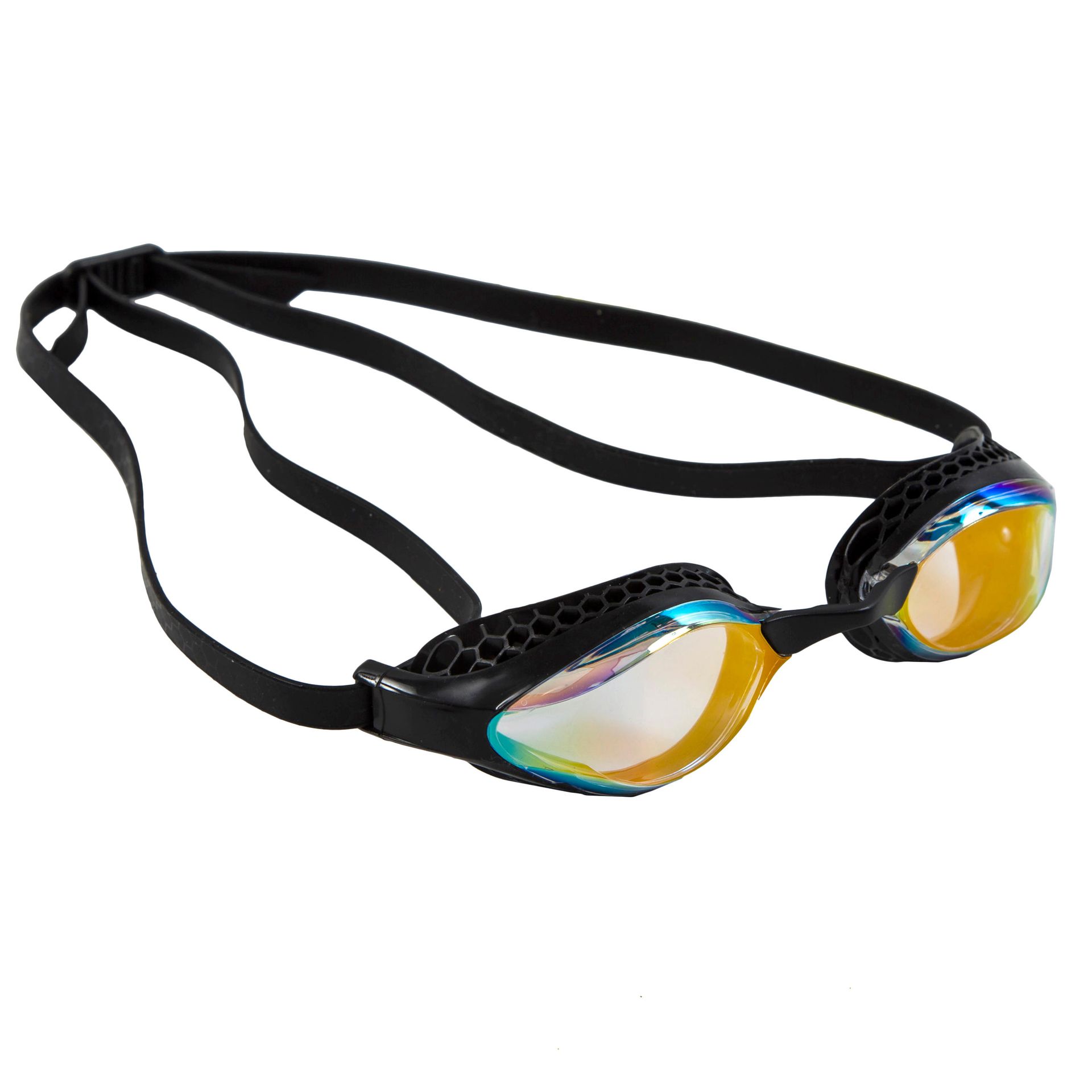 Arena Airspeed Mirror Okulary pływackie, yellow copper/black 2020 Okulary do pływania 3151-200-0