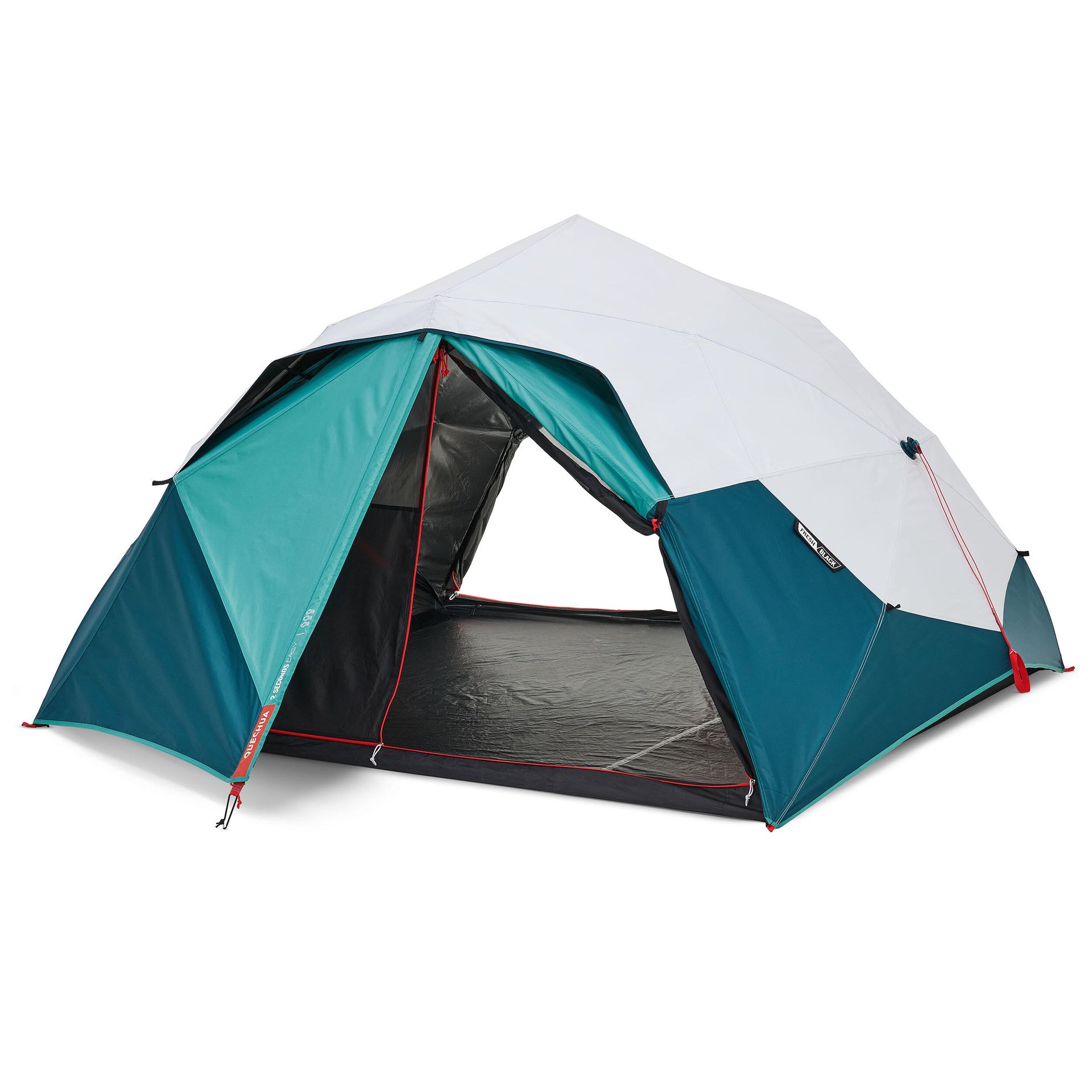 Namiot kempingowy Quechua 2 Seconds Easy Fresh&Black, 3-osobowy