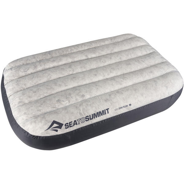 Sea To Summit Aeros Down Poduszka Deluxe, szary/czarny 2021 Poduszki podróżne APILDOWNDLXGY