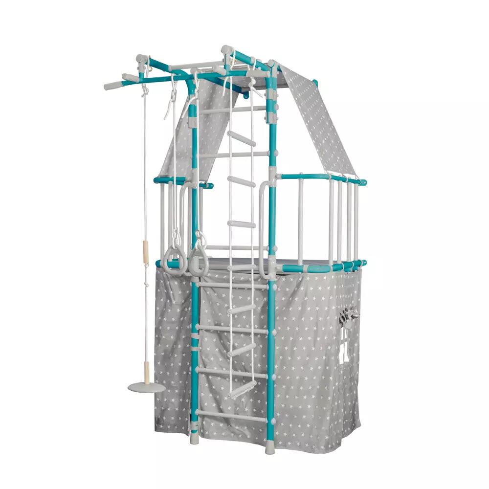 Gamma MAŁPISZON Drabinka gimnastyczna z domkiem Indigo Pastel turkusowa I317.16-P
