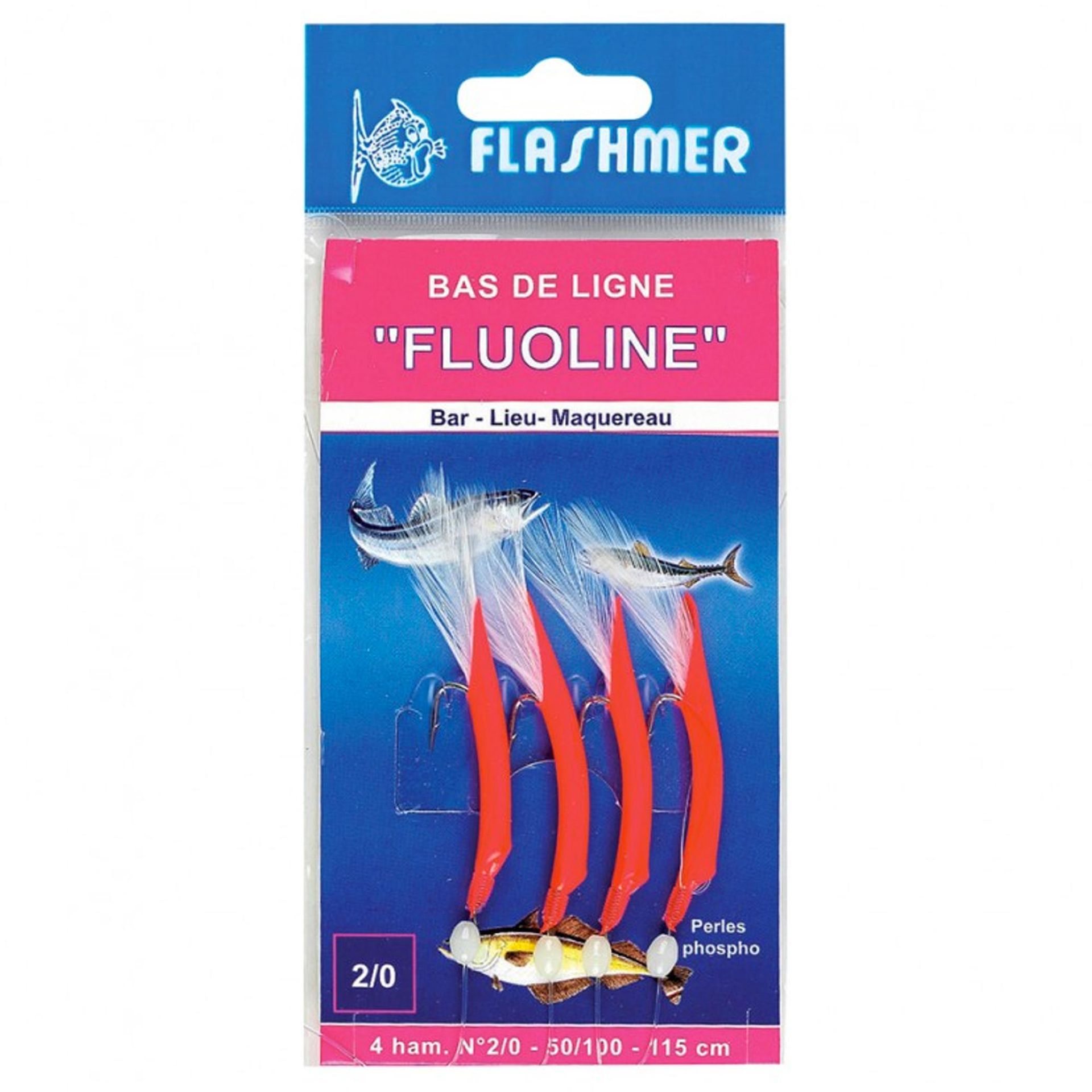 FLASHMER Przywieszka morska Fluoline 4 haczyki nr 2
