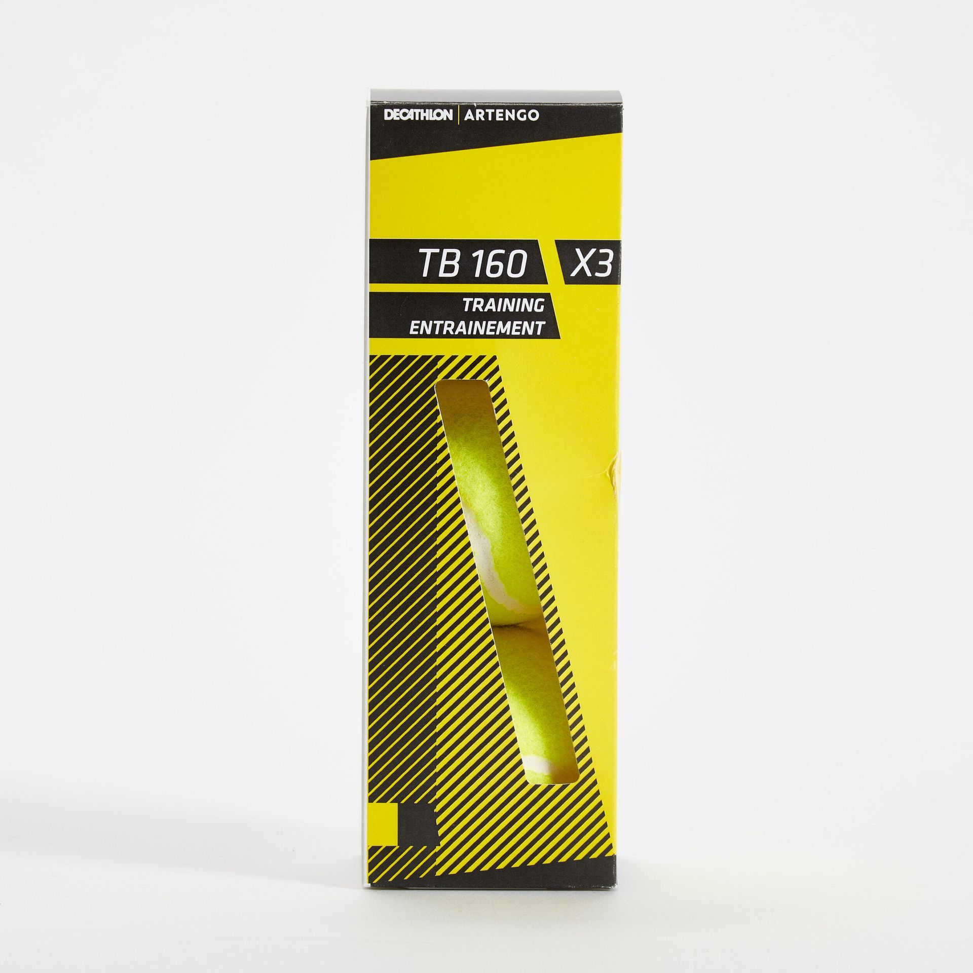 ARTENGO PIŁKA TENISOWA TB160*3 żółta Unisex