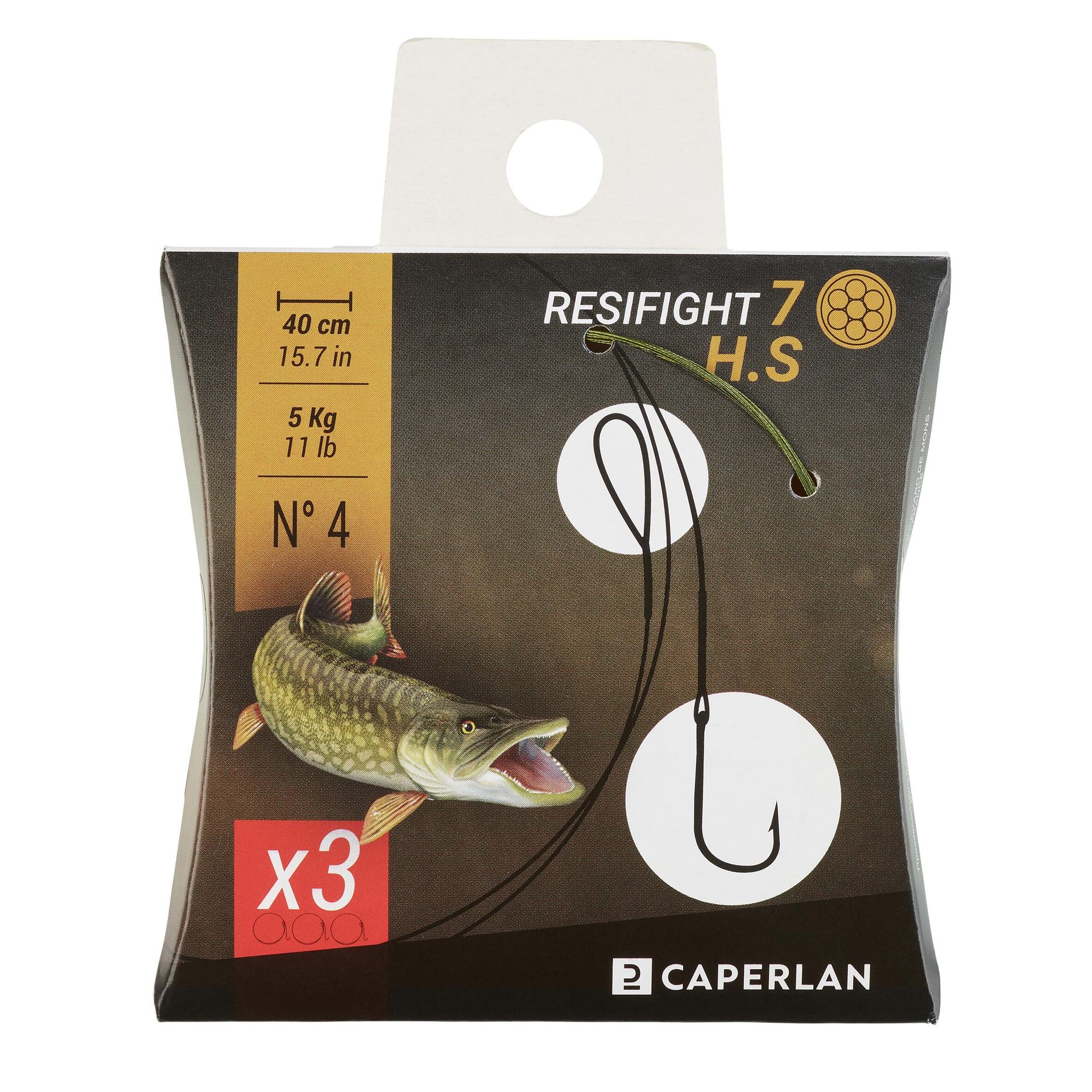 CAPERLAN Przypon na drapieżniki Resifight 7 haczyk 5 kg x 3 Unisex