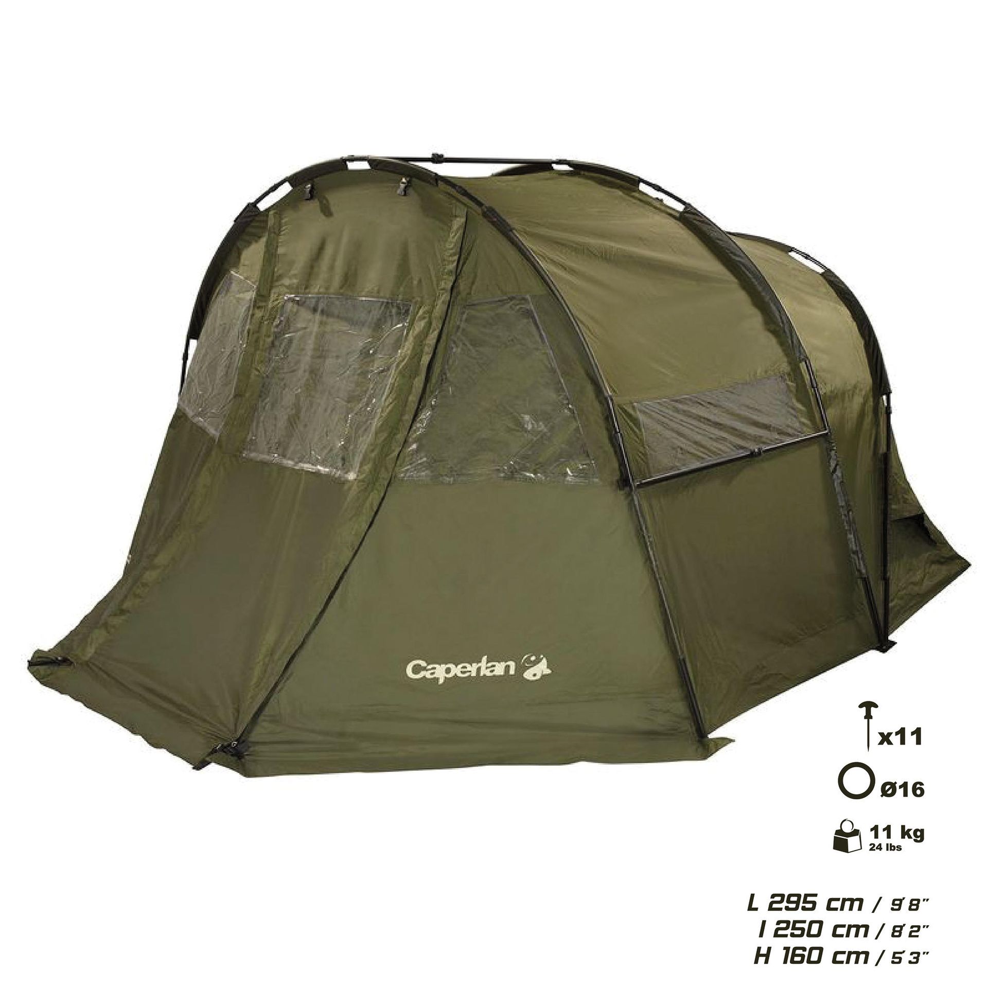 CAPERLAN Namiot karpiowy TANKER FRONTVIEW Unisex
