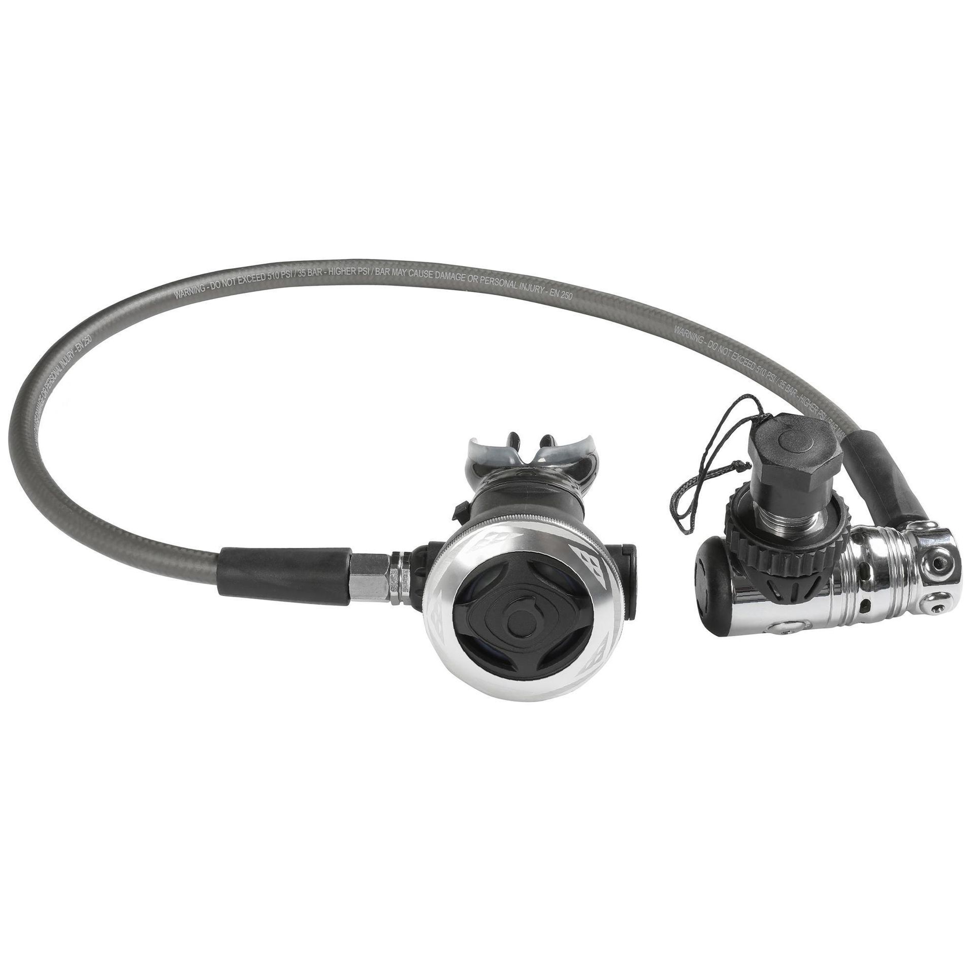 SUBEA Automat oddechowy nurkowy SCD 500 DIN z pierwszym stopniem tłokowym odciążonym Unisex  3608459626566