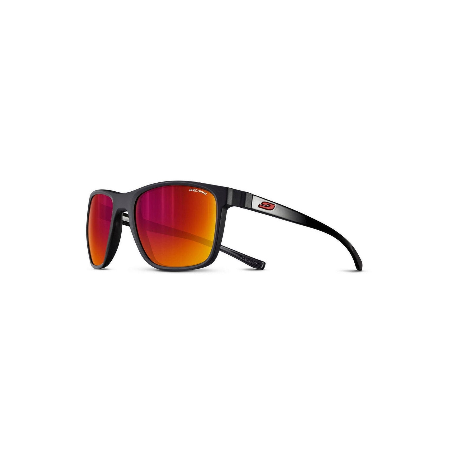 Julbo Trip Spectron 3CF Okulary przeciwsłoneczne Mężczyźni, matt black/black shiny/multilayer red 2020 Okulary przeciwsłoneczne J5101114