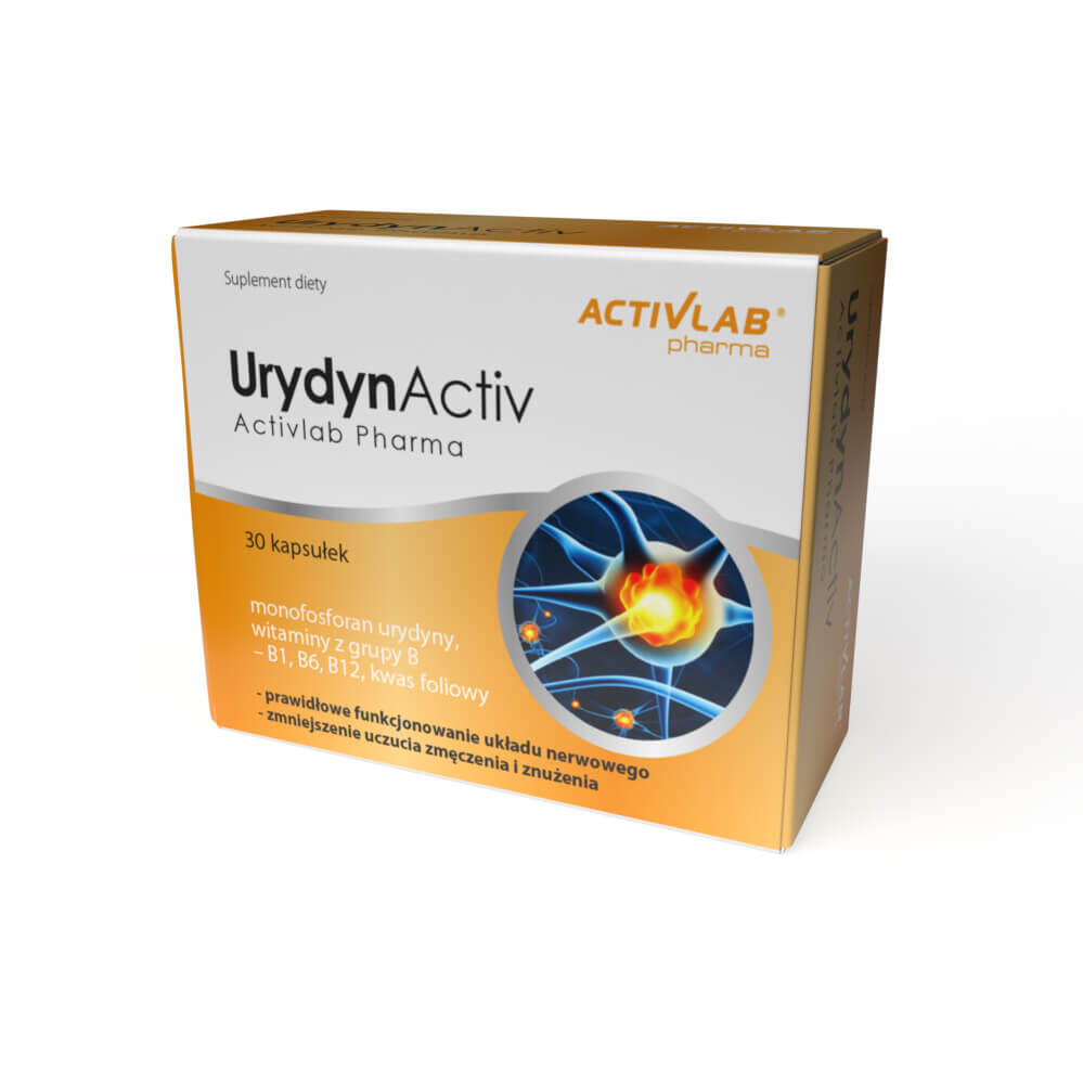 Activlab PHARMA UrydynActiv [ 30caps ] - Pharma - Witaminy z grupy B i Monofosforam Urydyny