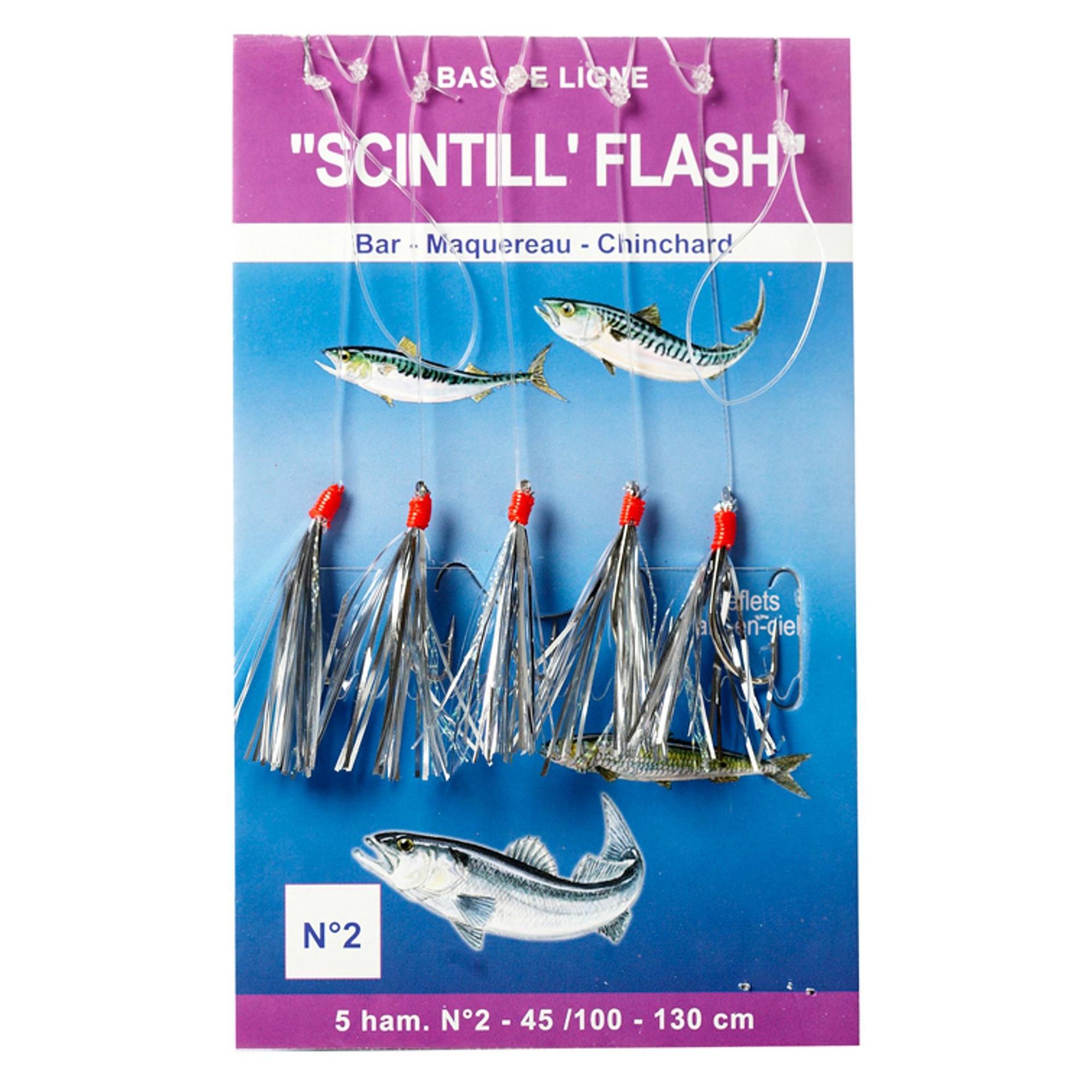 FLASHMER Przywieszka wędkarska morska Scintll'flash 5 haczyków nr 2 Unisex