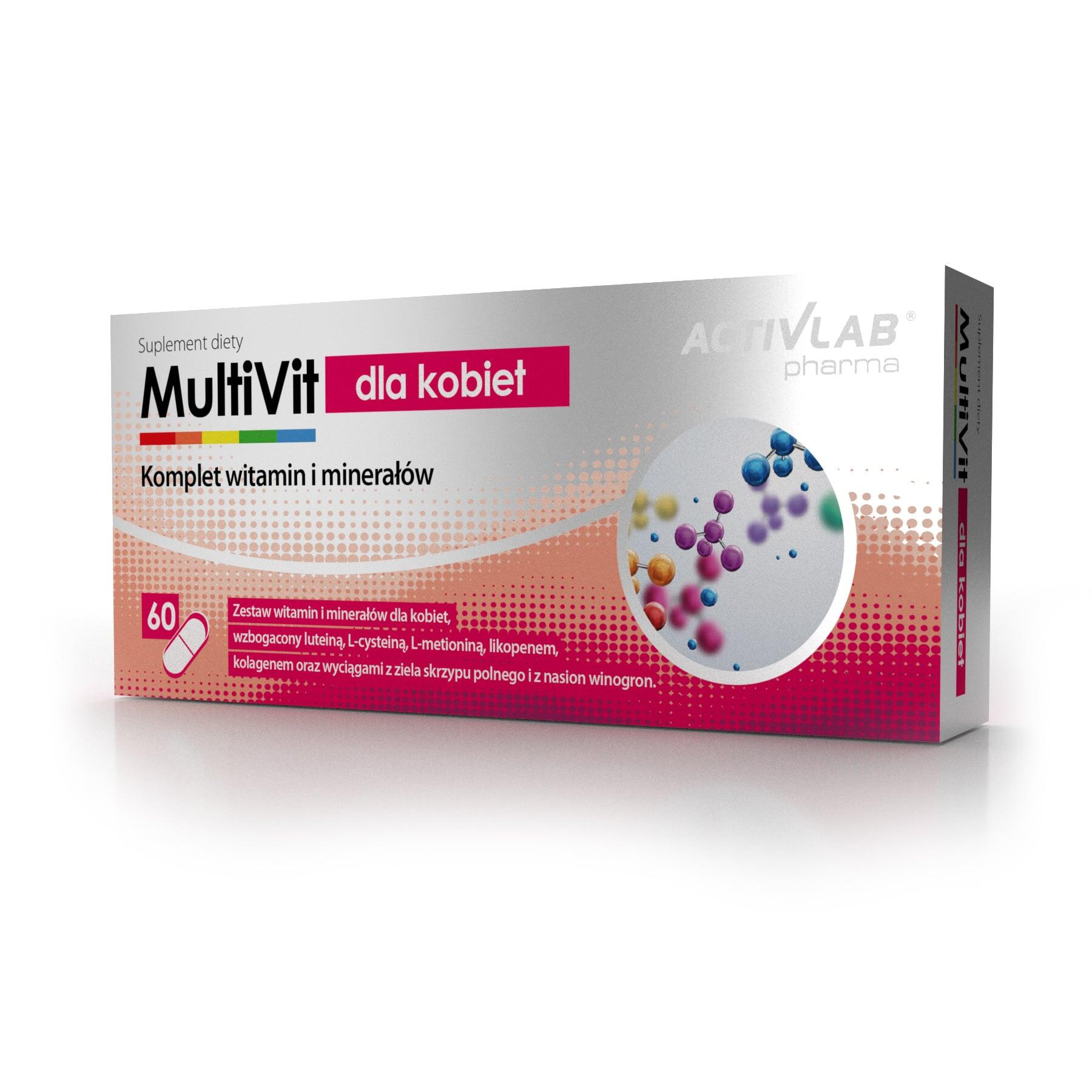 Activlab Pharma MultiVit dla kobiet 60 kapsułek 3740421