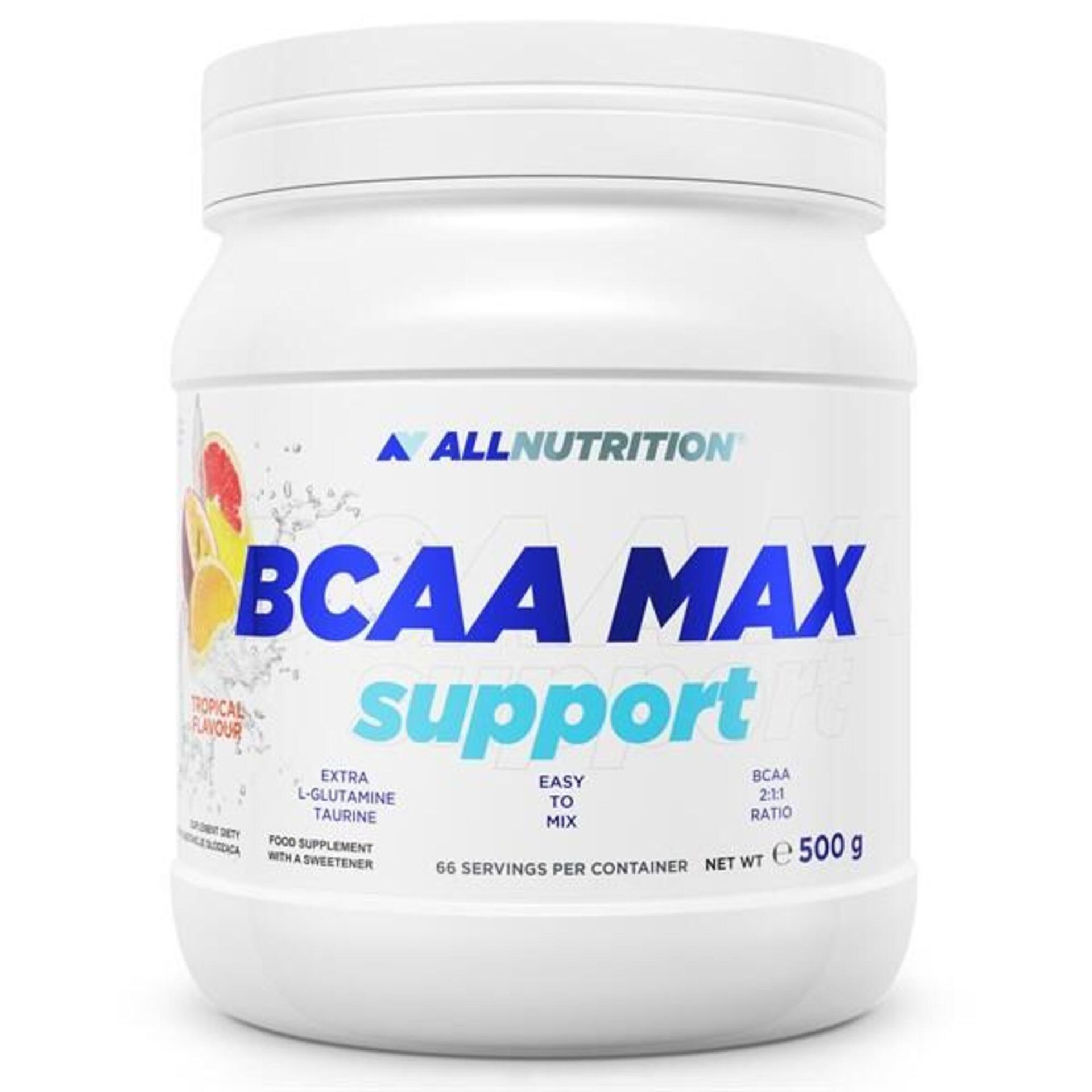 Allnutrition BCAA Max Support, cytrynowy, 500g