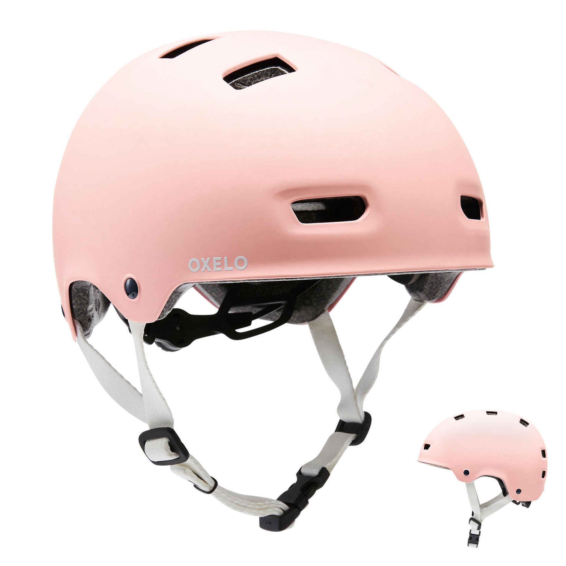 Zdjęcia - Pozostałe do rekreacji Kask na rolki, deskorolkę, hulajnogę MF500 bridal pink 