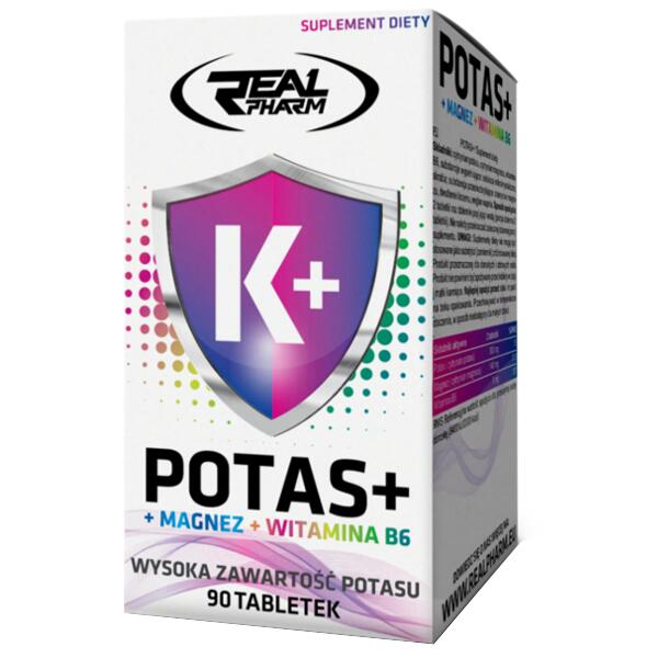 Real Pharm Potas + Magnez + B6, 90 tabletek