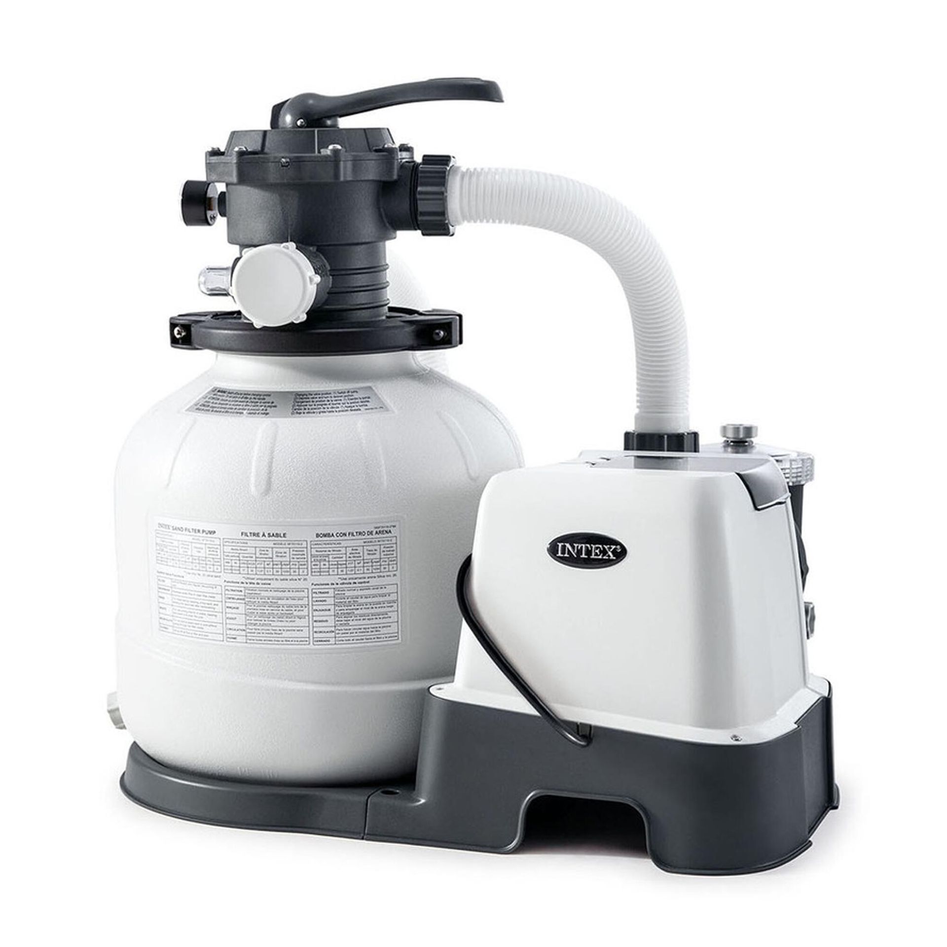 Intex Pompa Piaskowa z Systemem Słonej Wody KRYSTAL CLEAR, 8500 gal./h