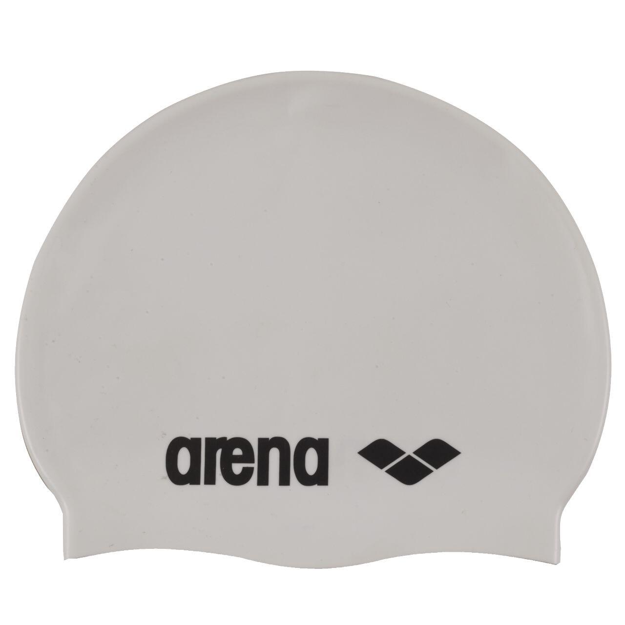 arena Arena czepek pływacki z silikonu, klasyczny, biały 9166215-U