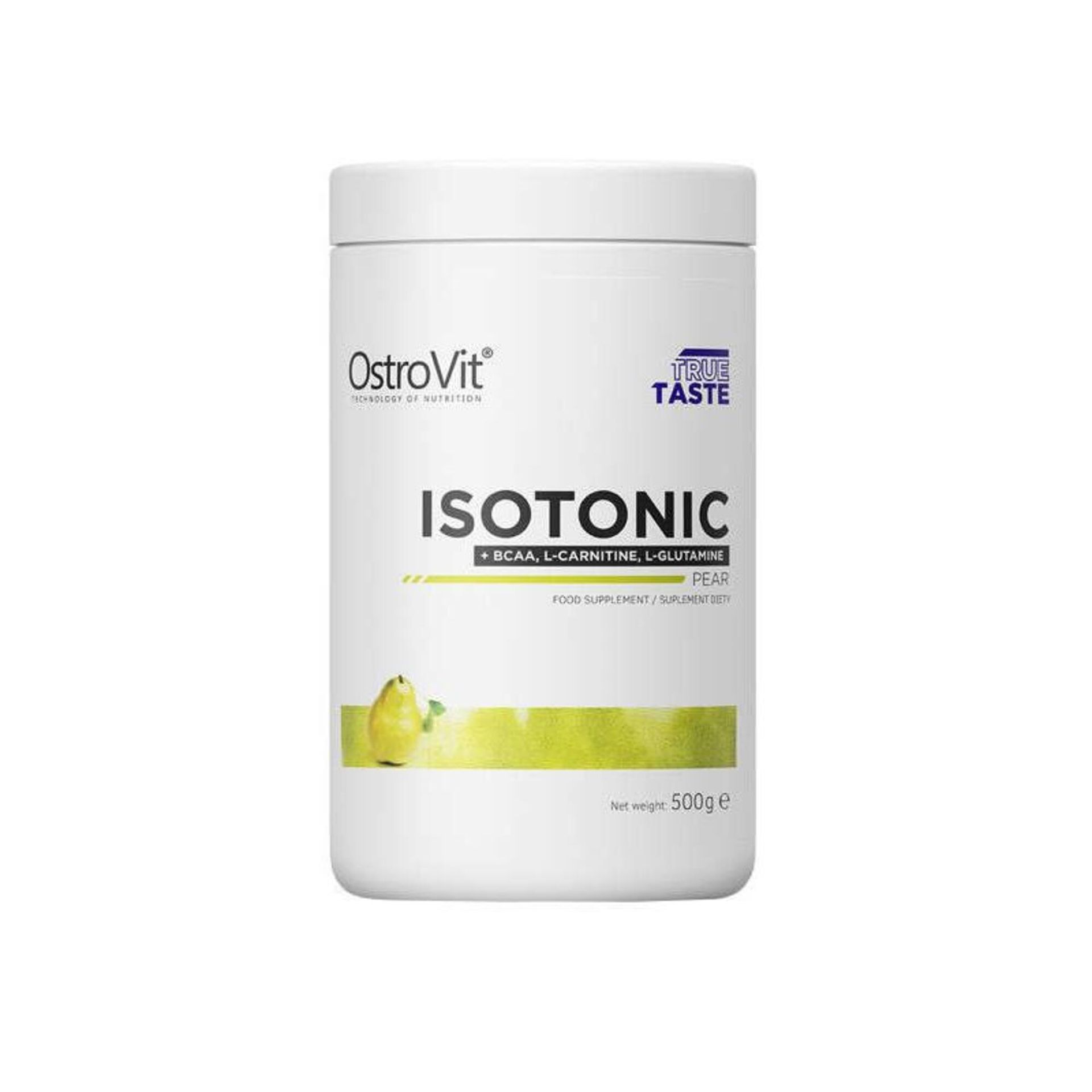 Ostrovit Izotonik BCAA L-karnityna L-glutamina Isotonic BCAA L-carnitine L-glutamine smak pomarańczowy 500 g