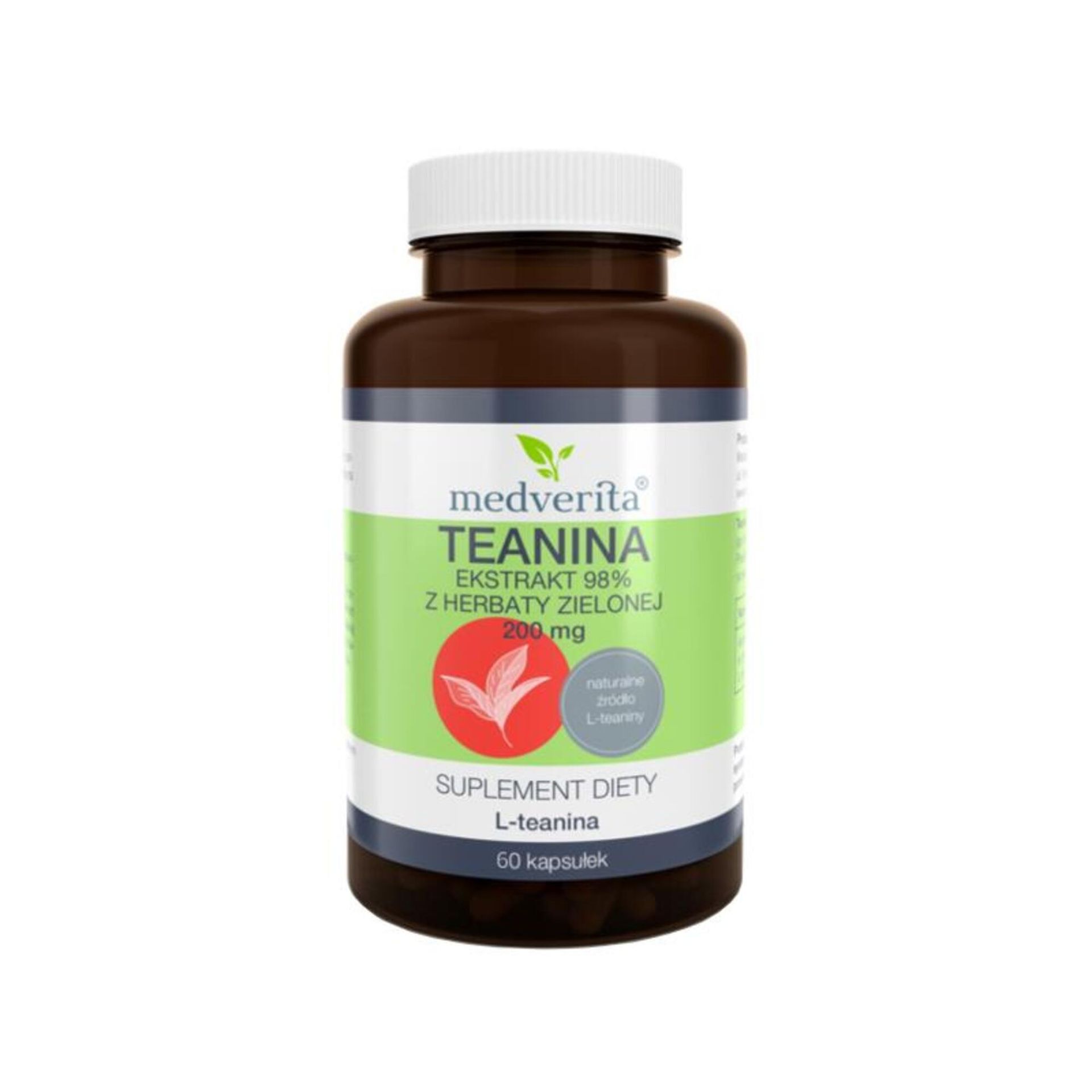 Teanina 200mg MEDVERITA 60 kaps