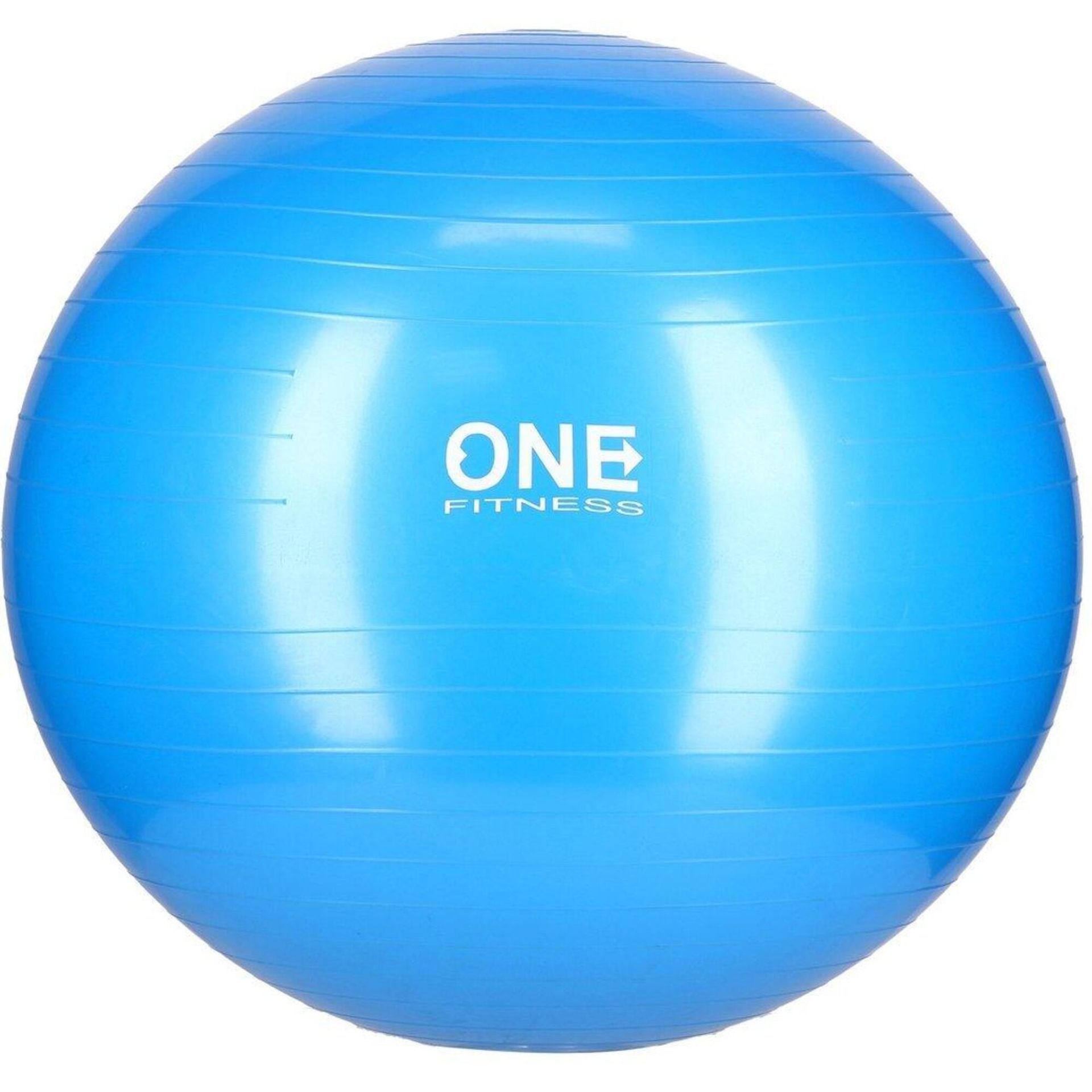 ONE FITNESS GYM BALL 10 65CM BLUE PIŁKA GIMNASTYCZNA ONE FITNESS