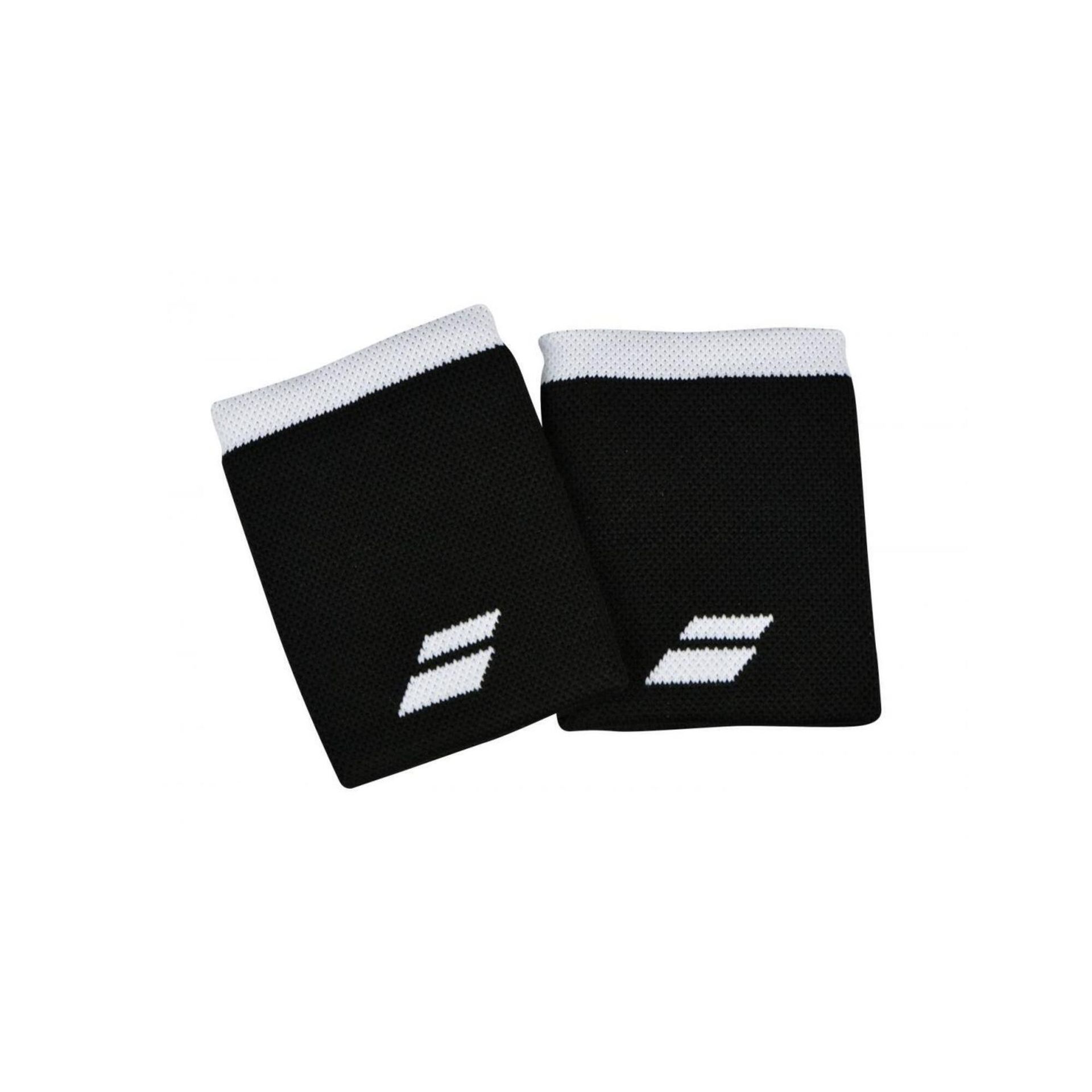 Babolat Jumbo Wristband (2 szt.) - black/white 5UA1262-2001