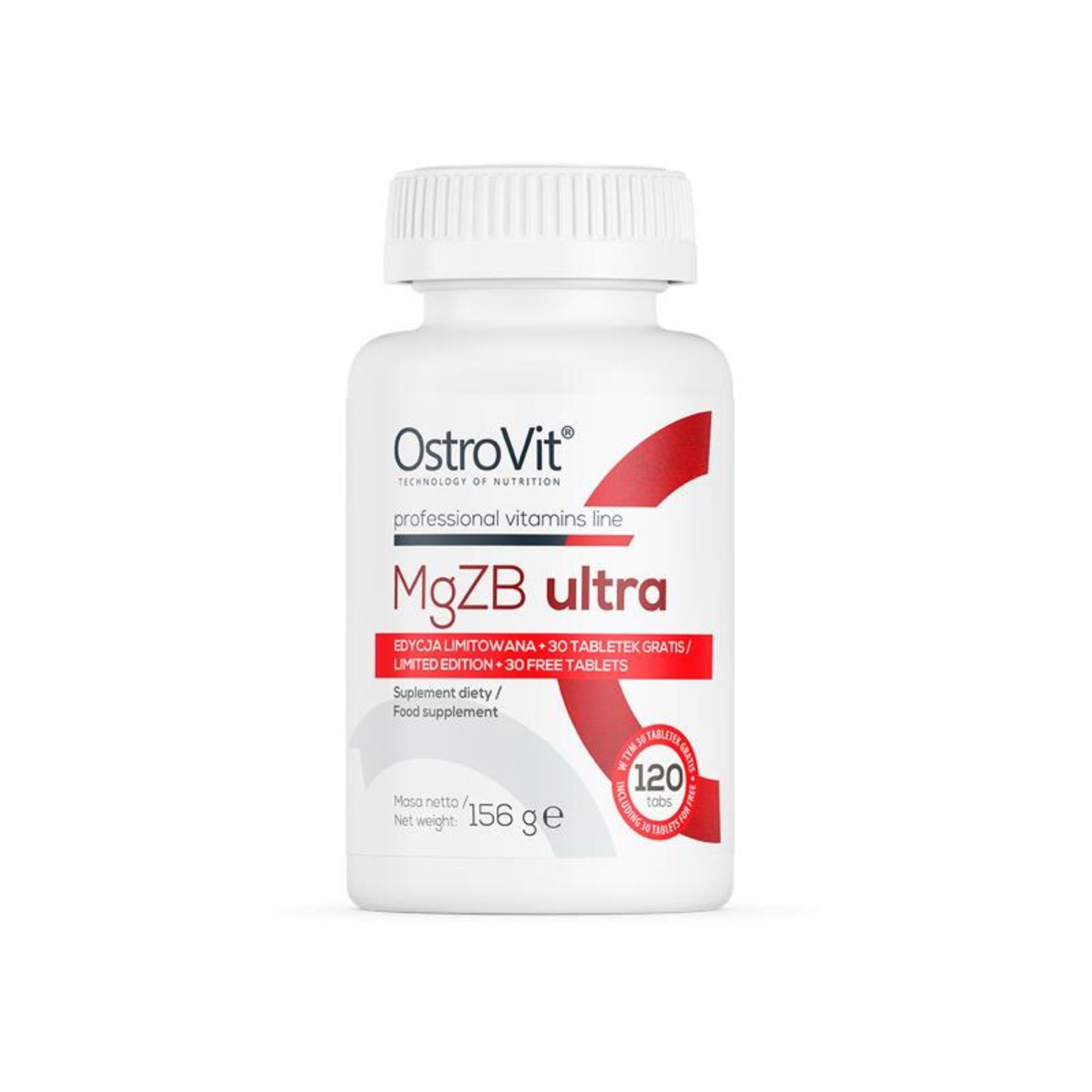 OSTROVIT OstroVit MgZB Ultra 120 tabs Wersja Limitowana ZMA