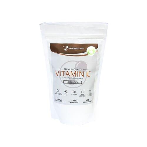 PROGRESS LABS Progress Labs Vitamin C 1000mg (L-Ascorbic ACID) -  500g duża dawka witaminy C