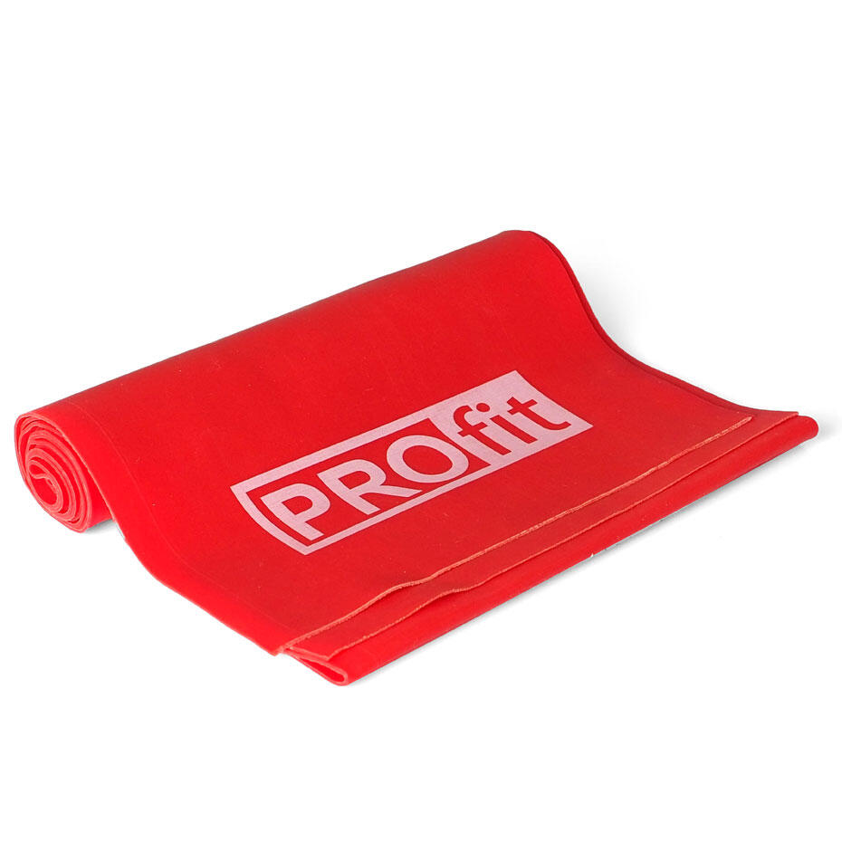 Profit Guma / taśma fitness 120x15x0,55 cm czerwona DK2227_RED