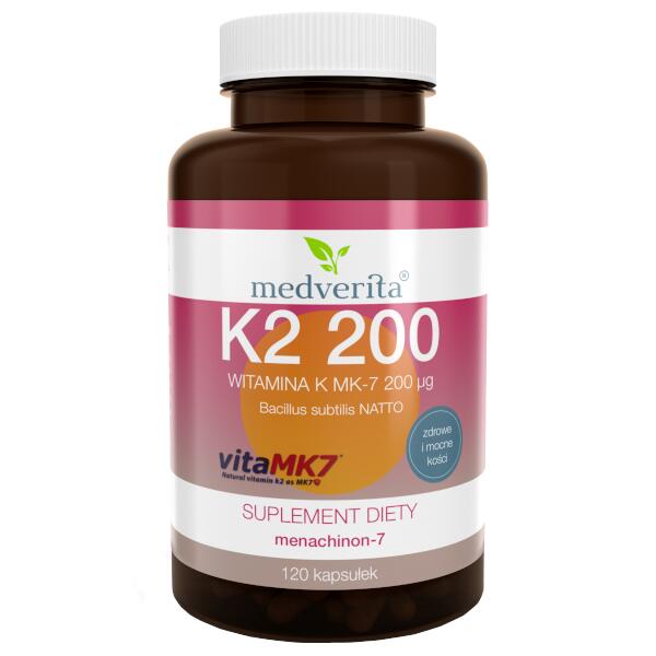 MEDVERITA Witamina K VitaMK7 200 mcg (120 kapsułek) Medverita