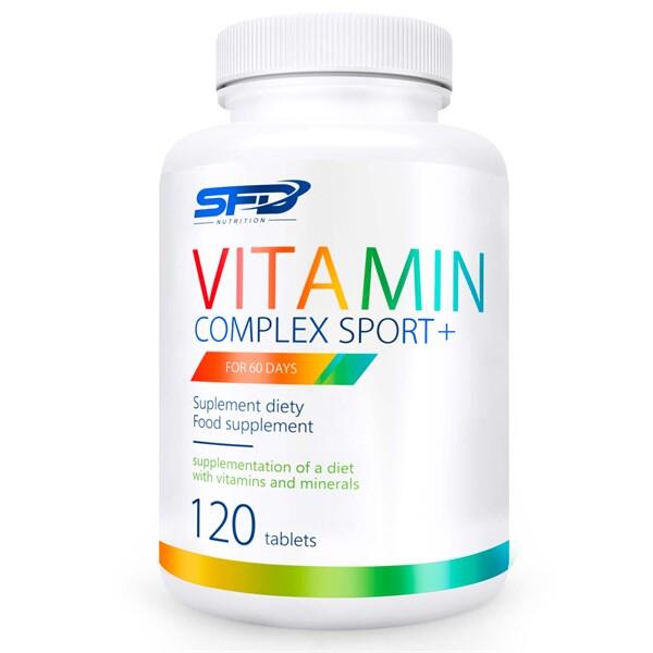 SFD SFD Vitamin Complex Sport+ witaminy i minerały, 120 tabletek