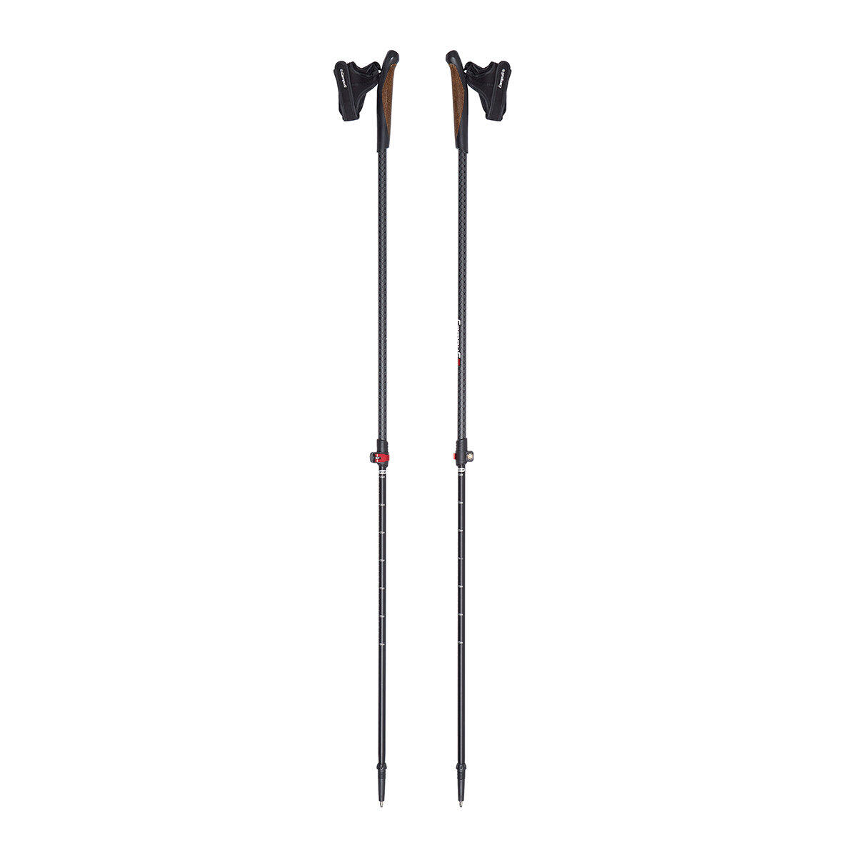 Campus Siggo Nordic Walking Pole Cu0704321400 Unisex Kijki Nordic Walking Czarne