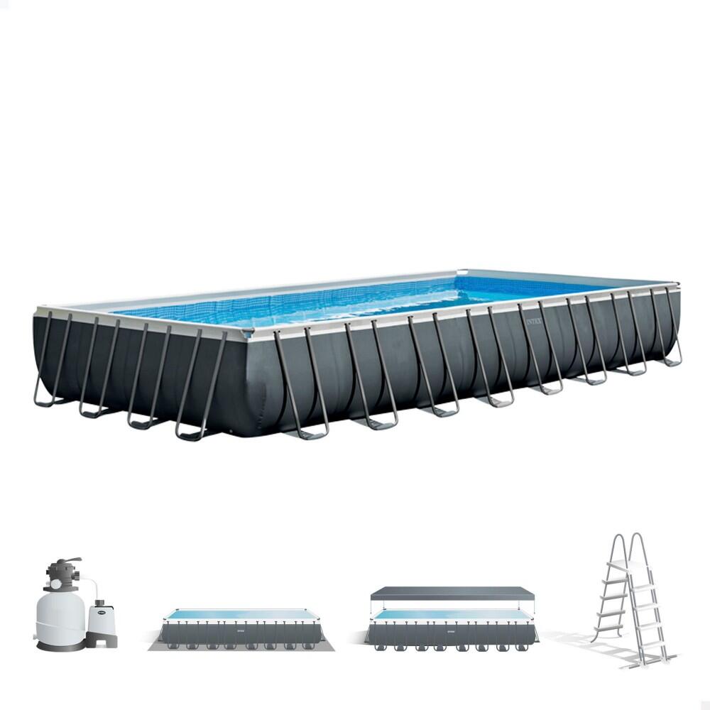 Intex Basen stelażowy prostokatny Ultra XTR 975 x 488 x 132 cm - zestaw 26374