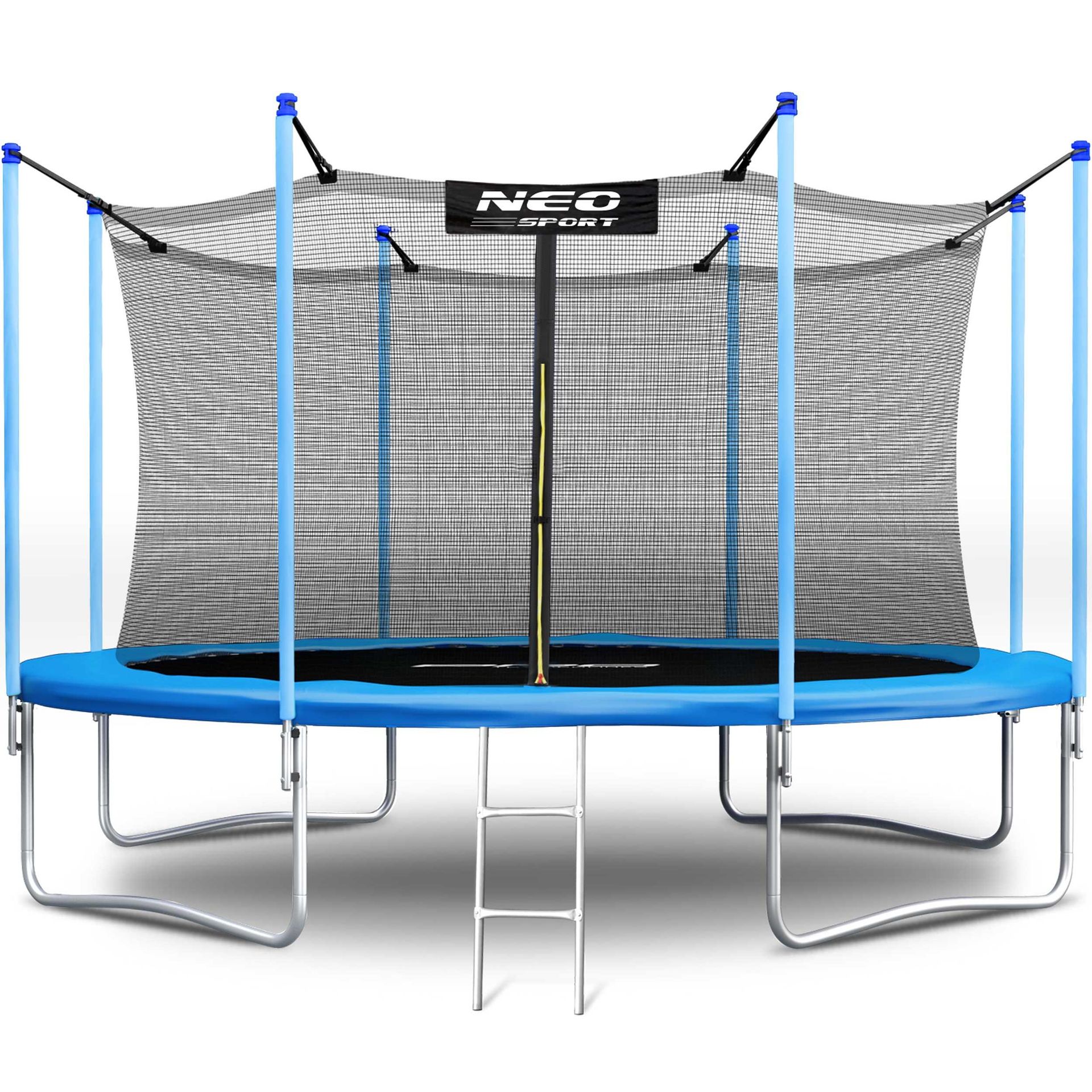 Neo-sport Trampolina ogrodowa 13ft/404cm z siatką wewnętrzną i drabinką NS-13W161