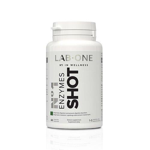 LAB ONE LAB ONE N1 Enzymes Shot (Enzymy trawienne) 3 x 60 Kapsułek
