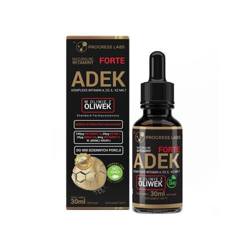 Progress Labs Progress Labs Witamina ADEK FORTE w kroplach - 30 ml PL414667