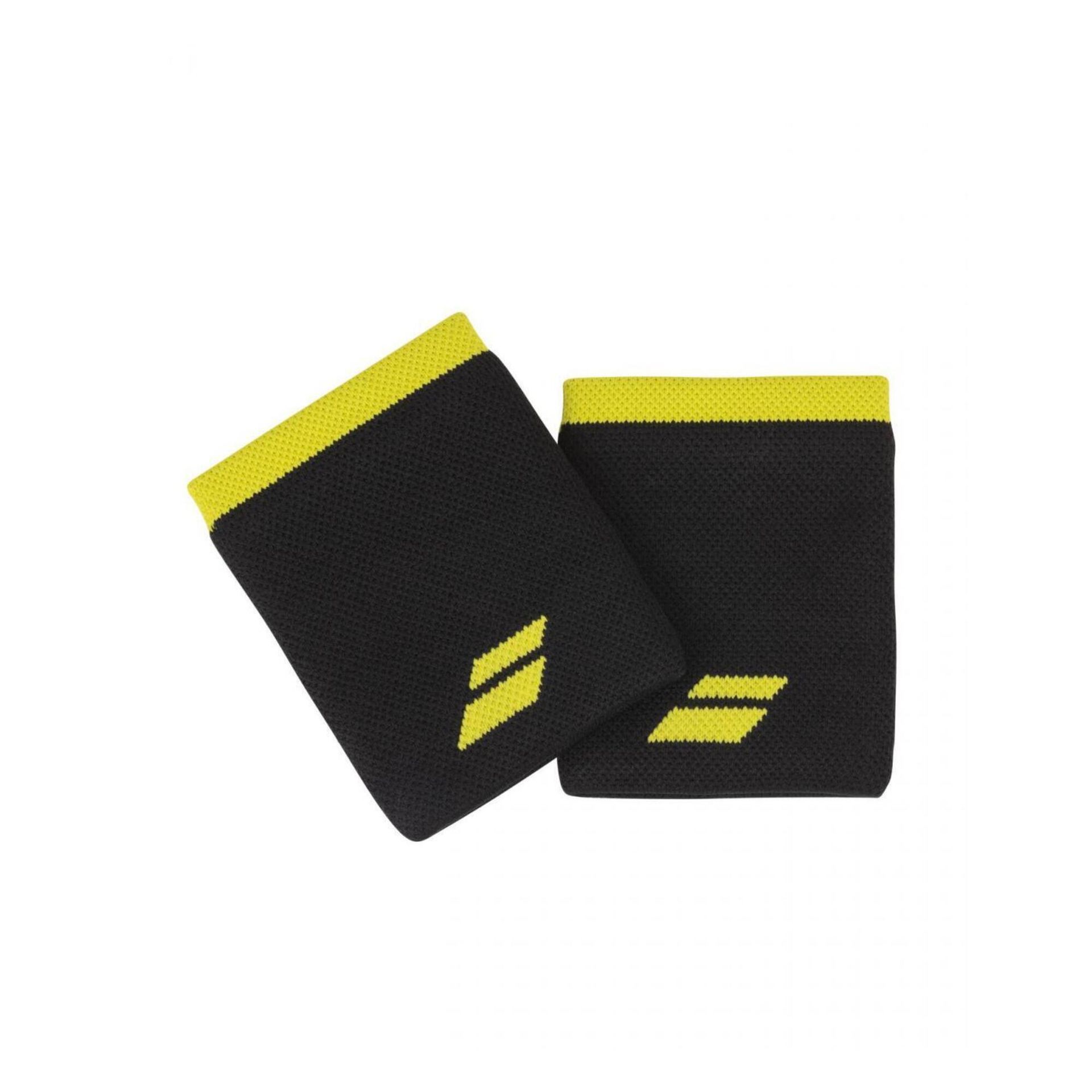 Babolat Jumbo Wristband (2 szt.) - black/yellow 5UA1262-2015