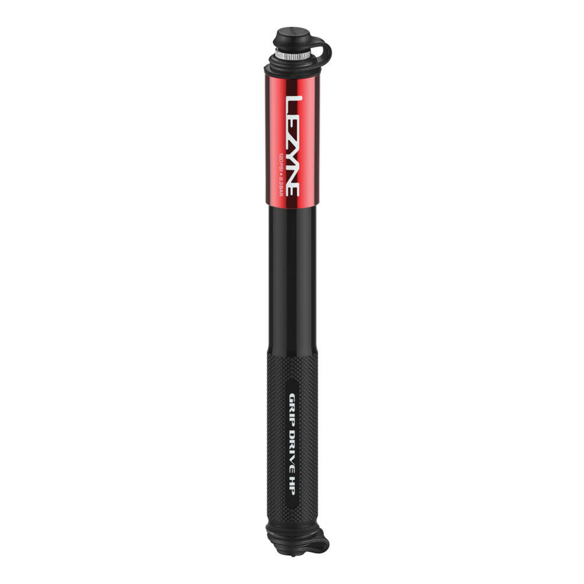 Lezyne Grip Drive HP Mini Pump M, red 2021 Mini pompki 452100038