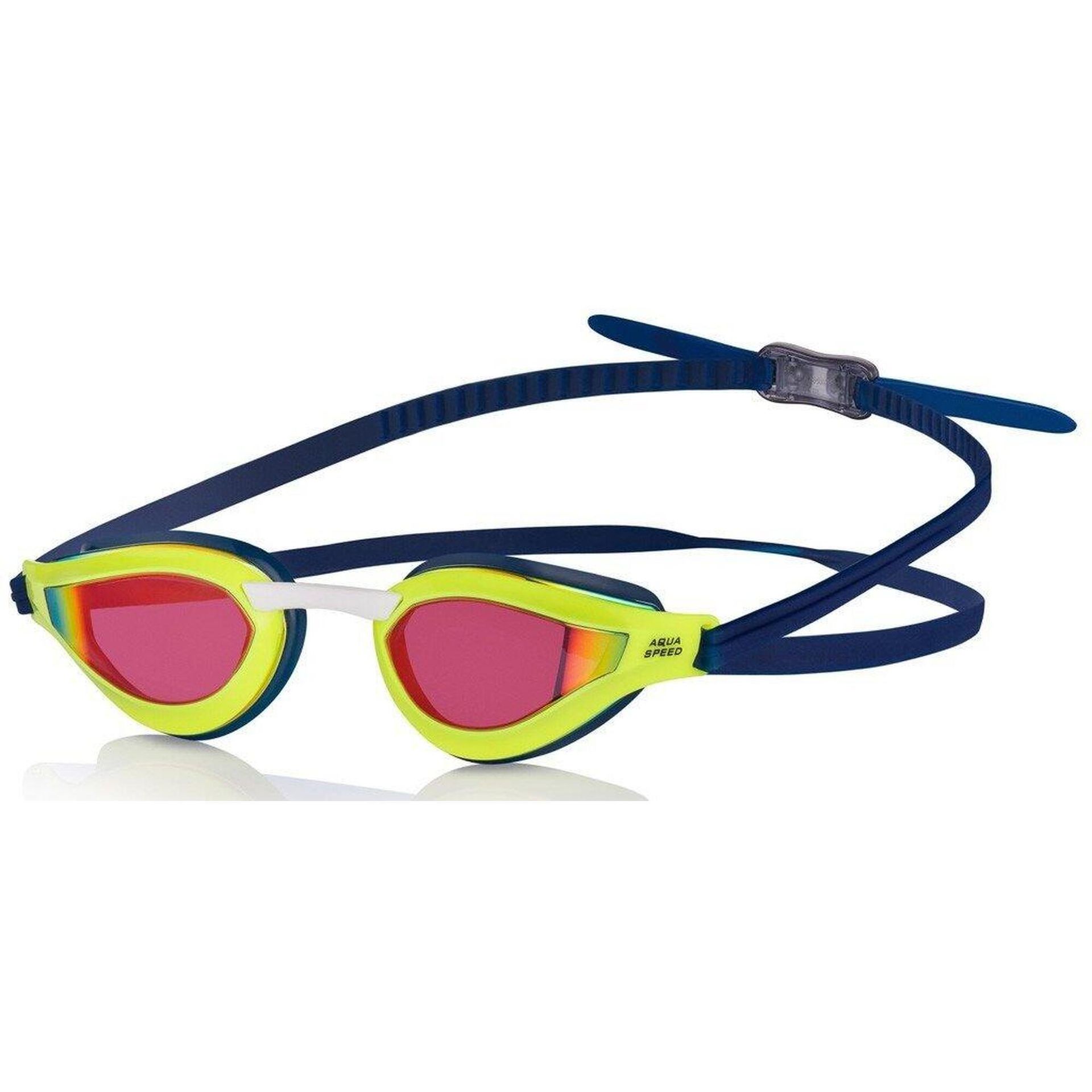 Aqua Speed, Okulary pływackie RAPID MIRROR, granatowy