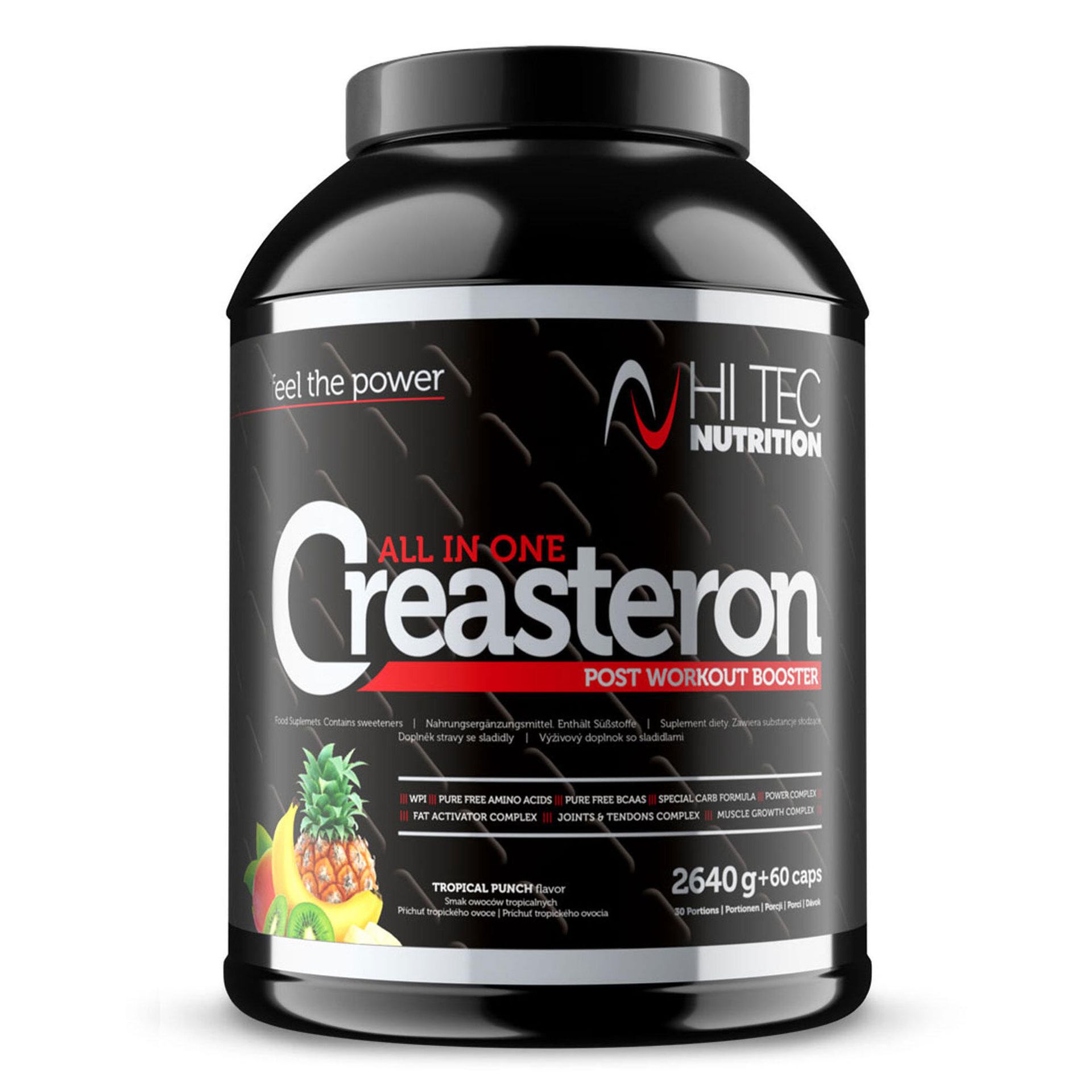 Hi-Tec Kreatyna, Creasteron, 2640 g + 60 kapsułek