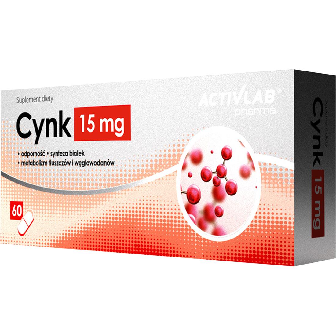 Activlab Pharma Pharma Cynk 15mg 60 kapsułek 3573471