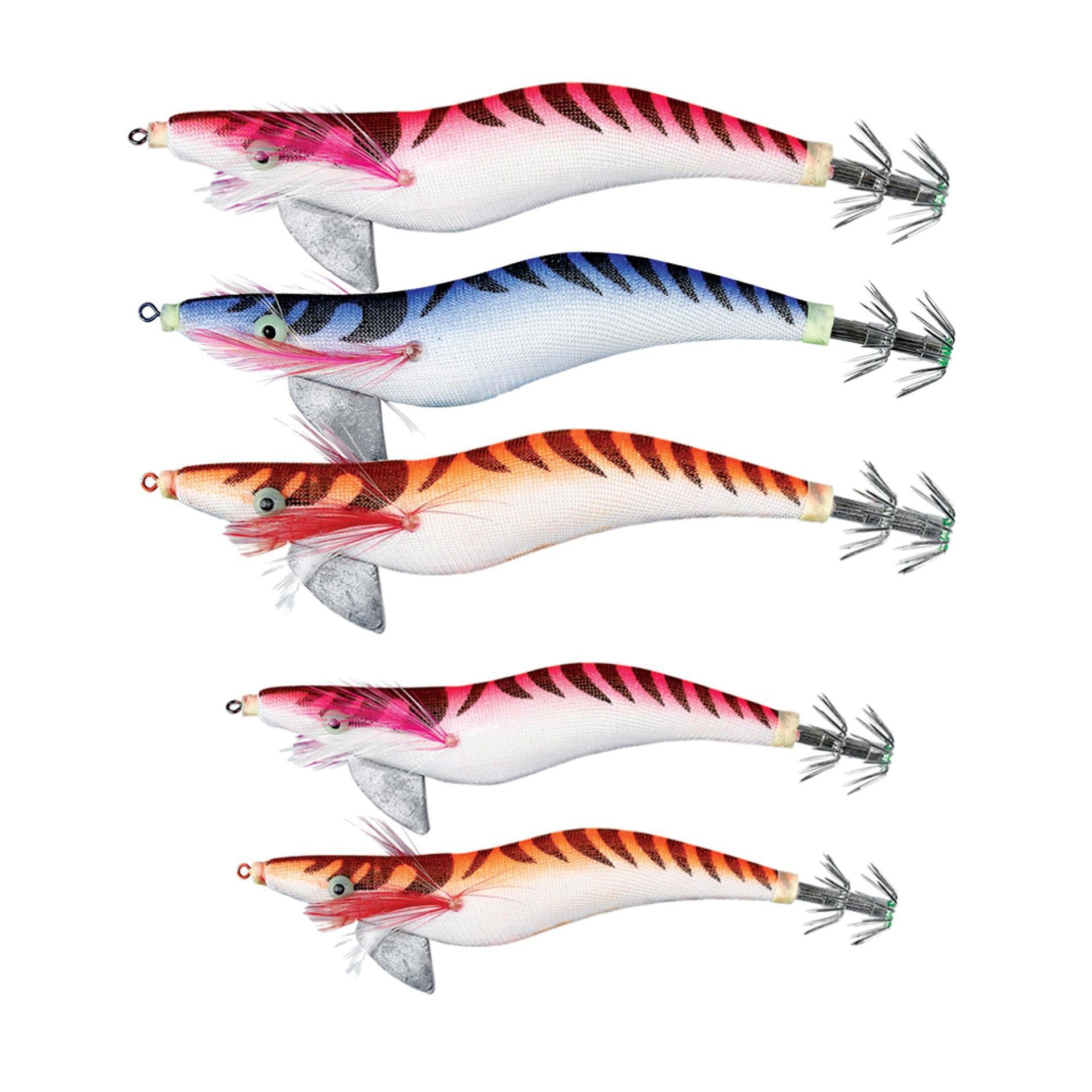 SEA SQUID Zestaw woblerów na kalmary Egi x 5 Unisex