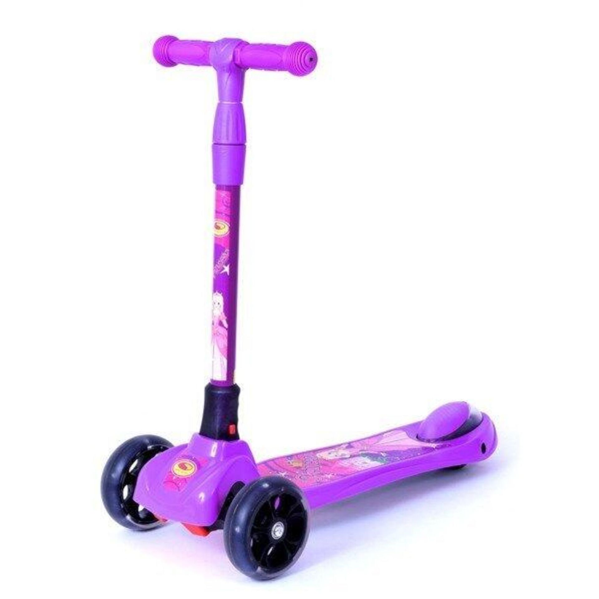 SMJ Hulajnoga trójkołowa Sport AF-WG006 PRINCESS KÓŁKA LED