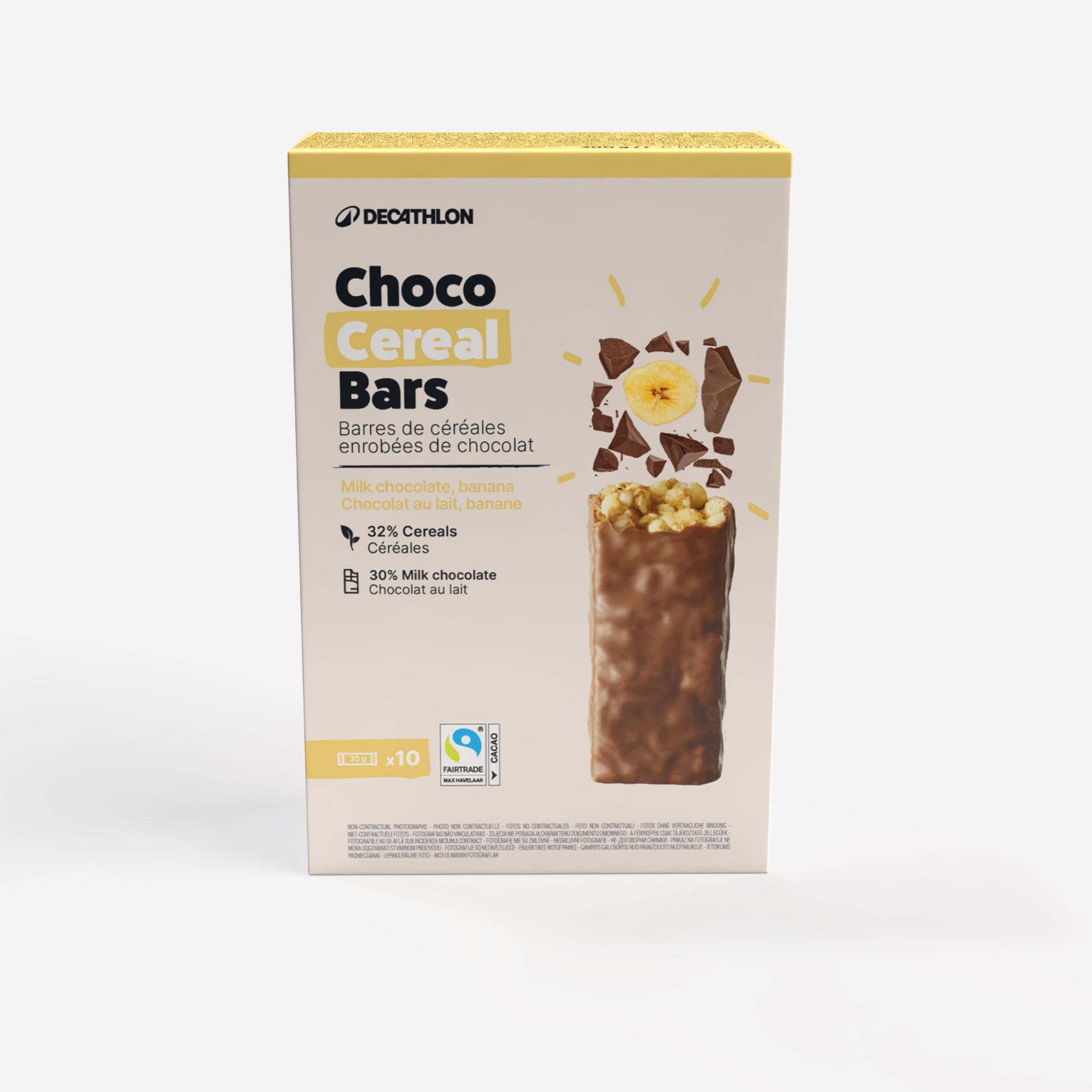 Baton zbożowy w polewie Aptonia czekoladowo-bananowy x 10