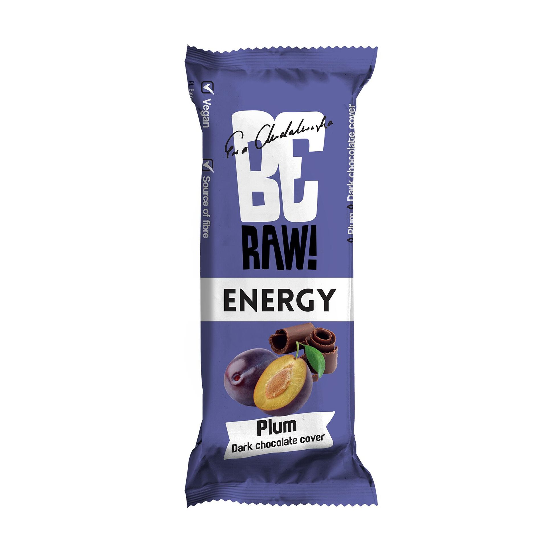 BeRaw Baton energy - śliwka BeRaw, 40g