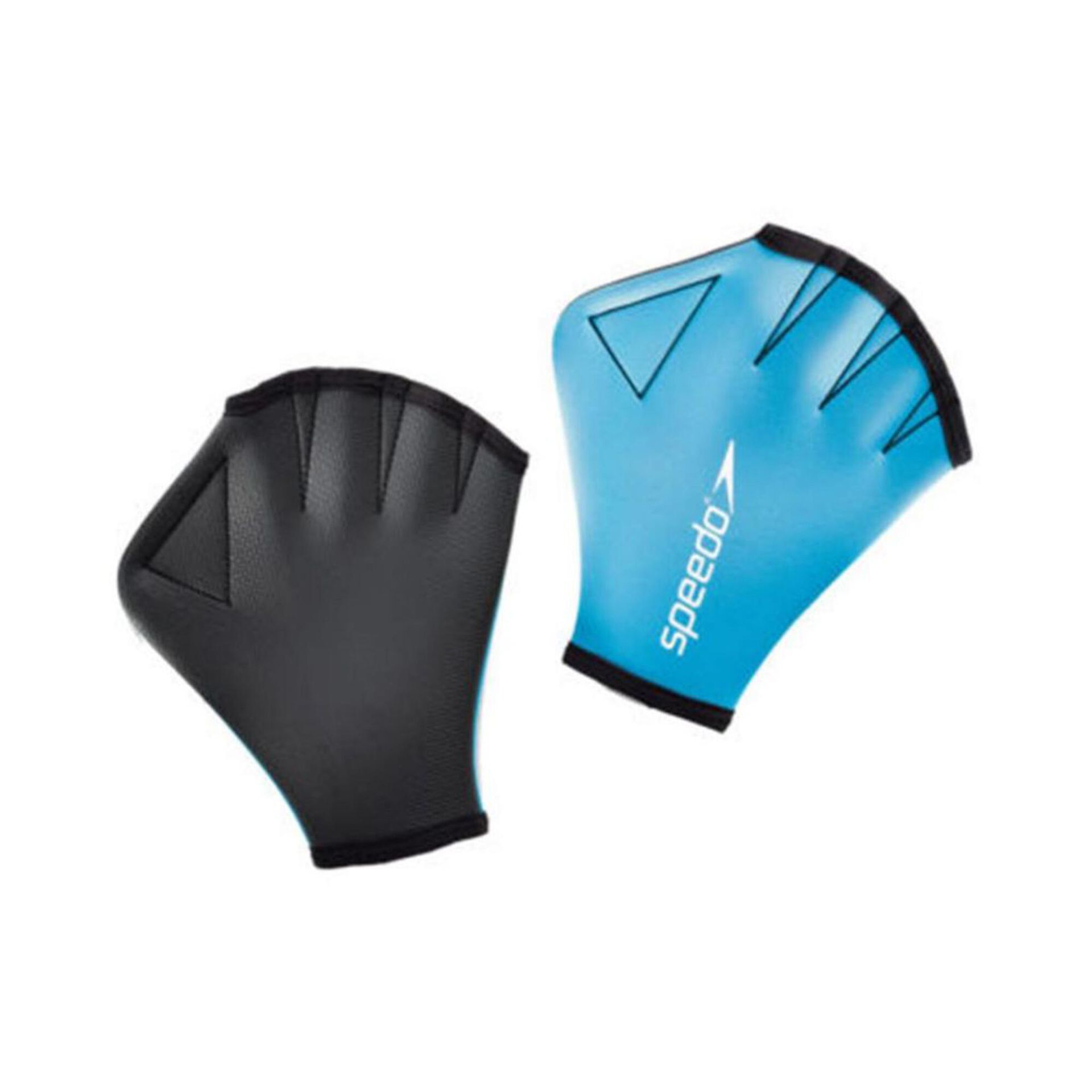 Speedo Rękawice Aqua, blue S 2020 Płetwy i sprzęt do pływania