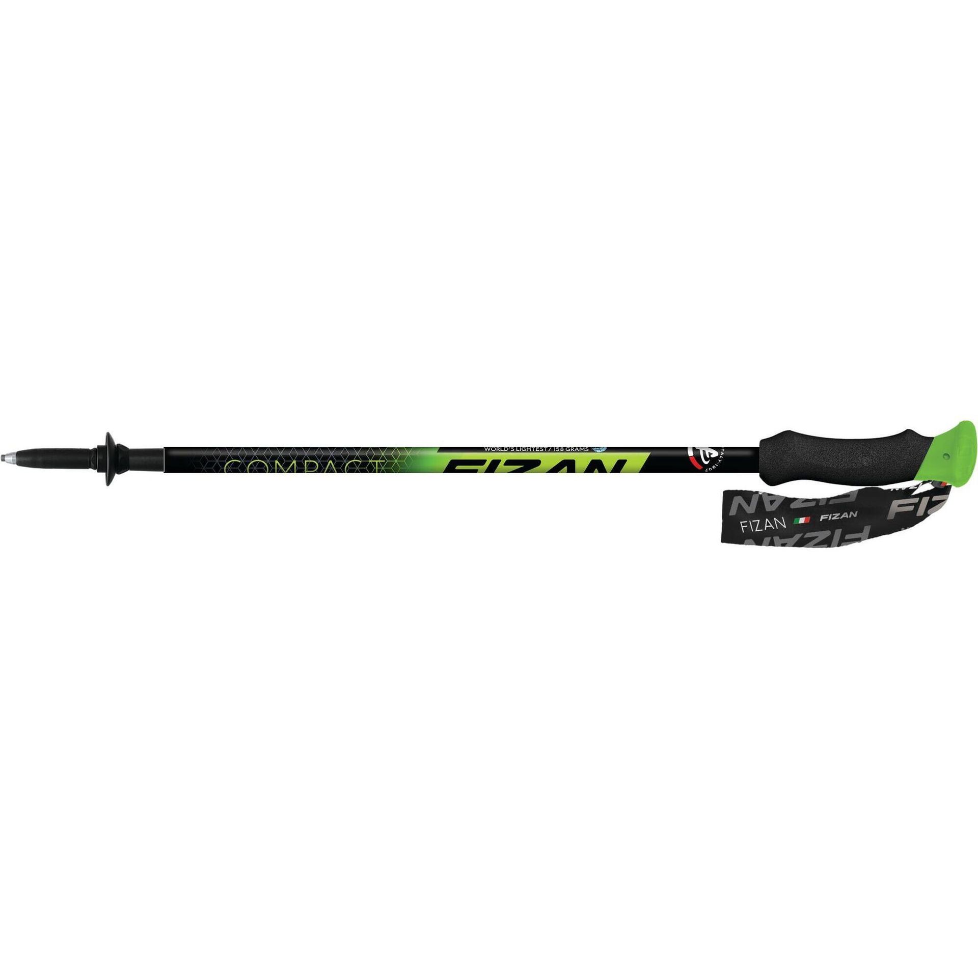 Kije trekkingowe Fizan Compact zielone S20 7101 59-132 cm
