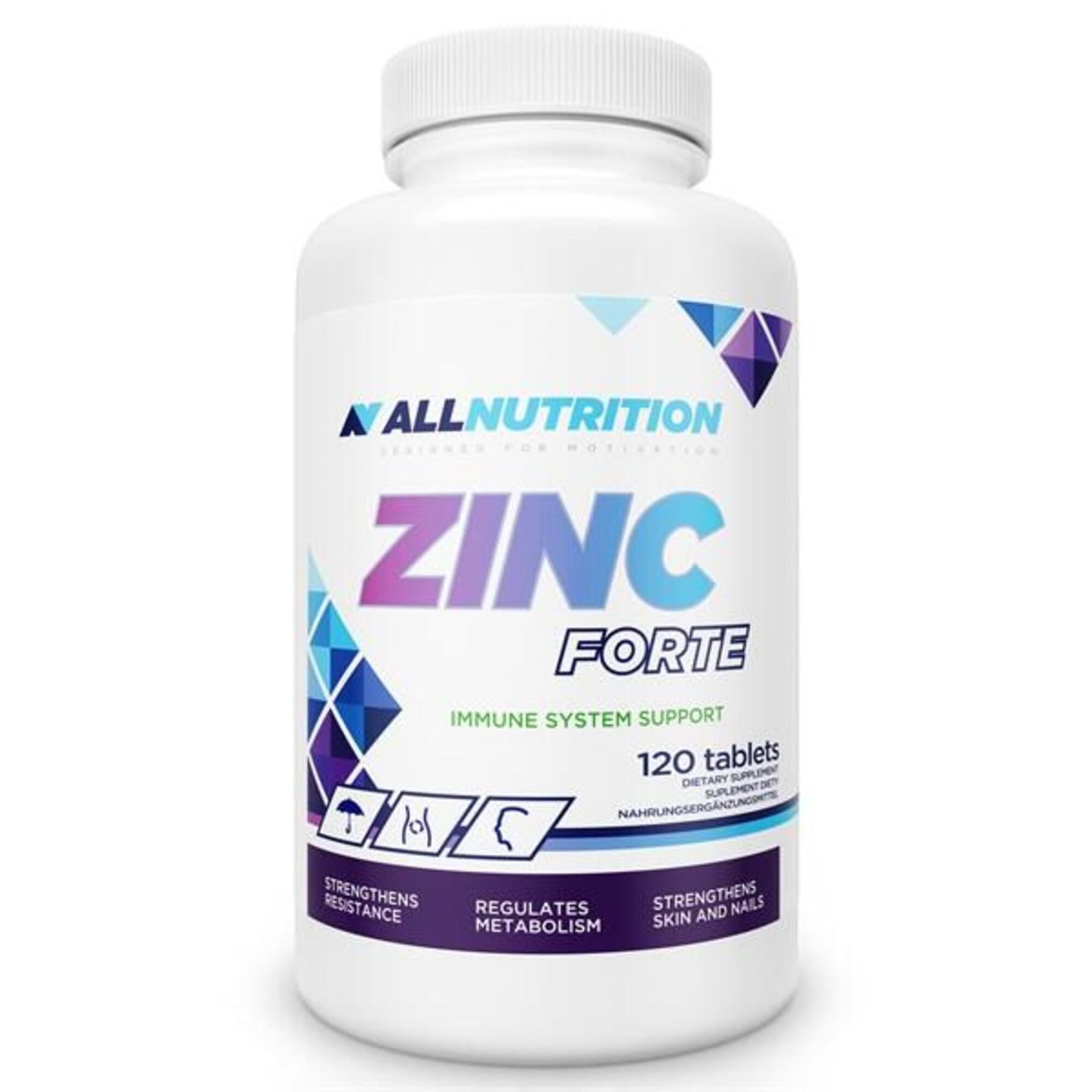 Allnutrition Zinc forte, suplement diety, 120 tabletek |  od 119,99 zł! 3389461