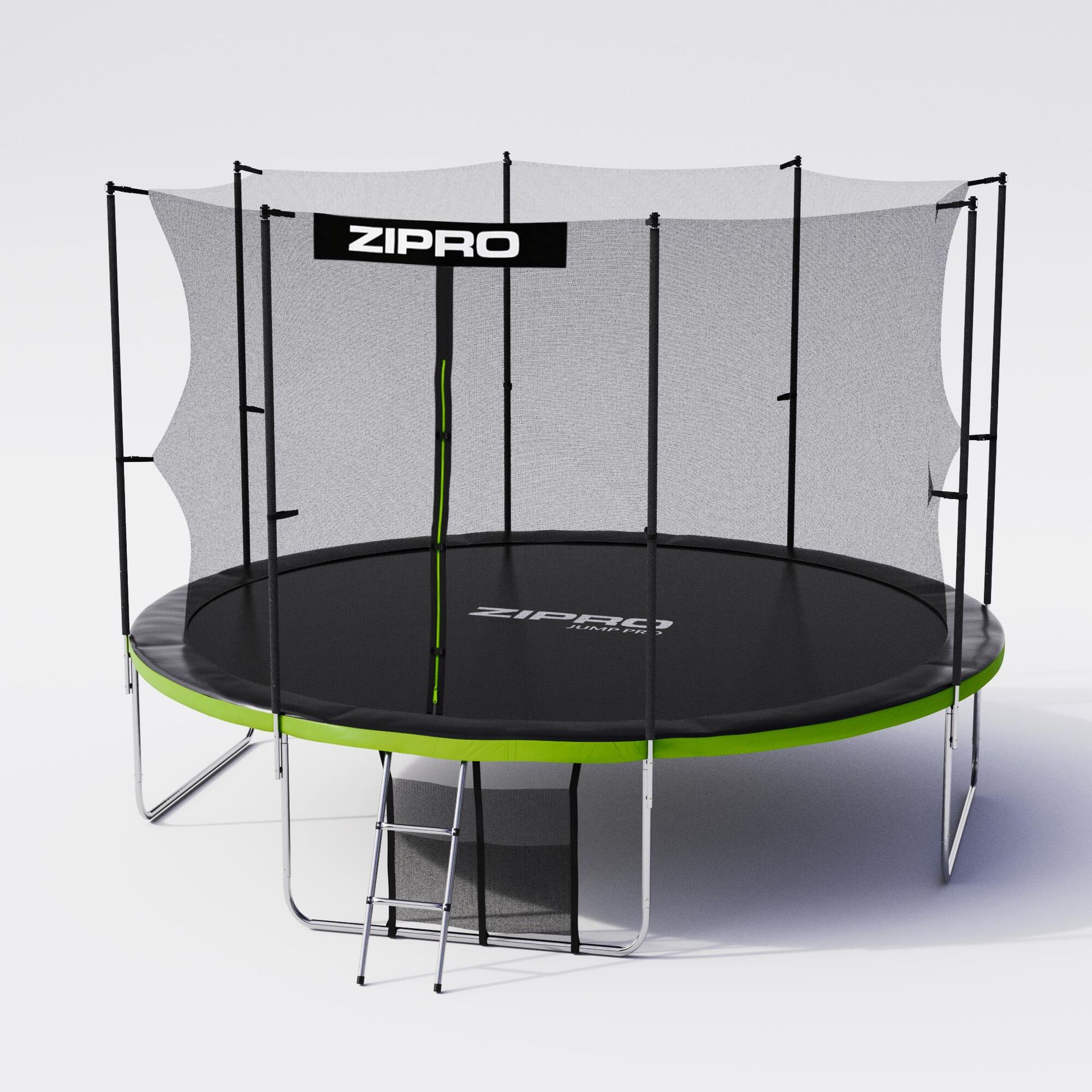 Zipro Trampolina ogrodowa z siatką wewnętrzną 12FT 374cm + torba na buty GRATIS! 5902659840684
