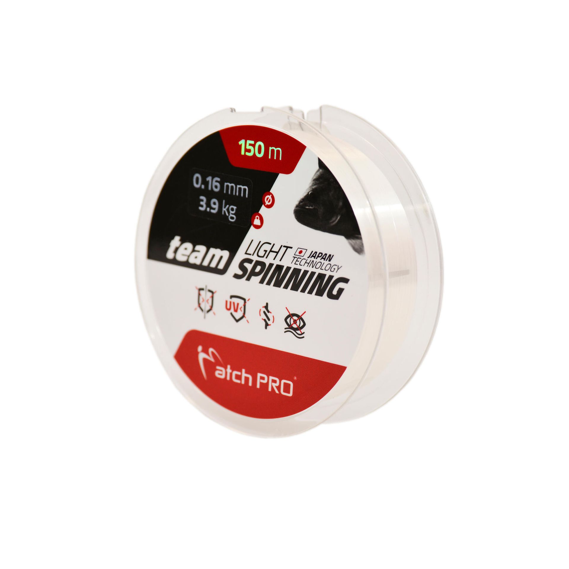 MATCHPRO Żyłka spinningowa SPINNING LIGHT 0,16 mm / 3,90 KG Unisex