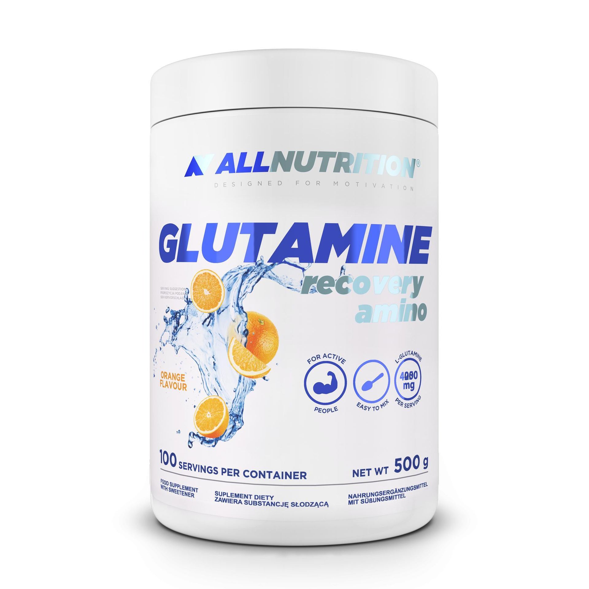 ALLNUTRITION Glutamina GLUTAMINE 500 g ORANGE unisex 5902837702667
